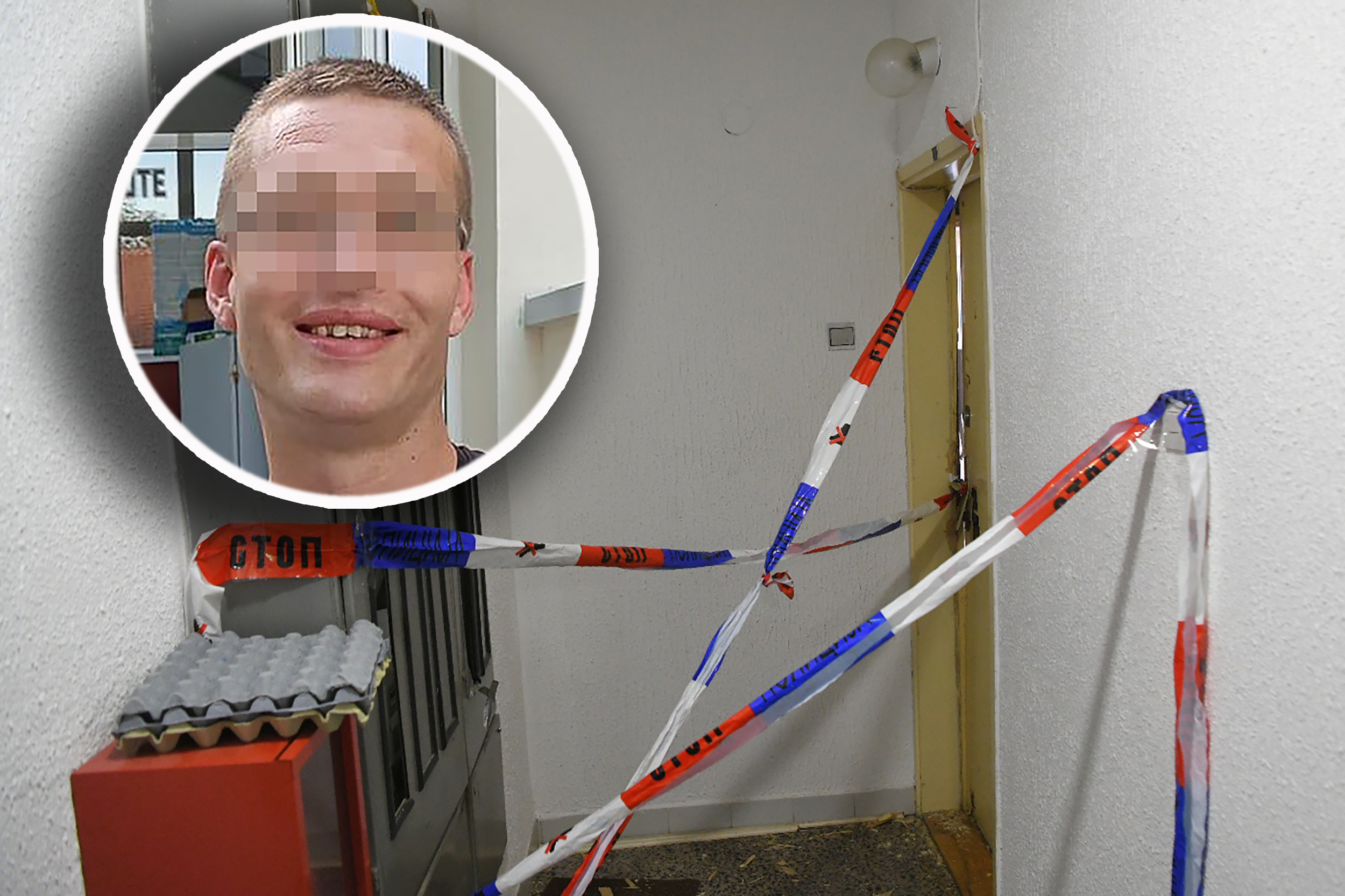 Mihailo Baković, osumnjičeni za ubistvo roditelja u Čačku Čačak 18.03.2025. Mesto zločina, mesto ubistva. Sin nožem ubio oca i majku, zgrada, stan, hronika, ubistvo, policijska traka Foto: Amir Hamzagić/Nova.rs