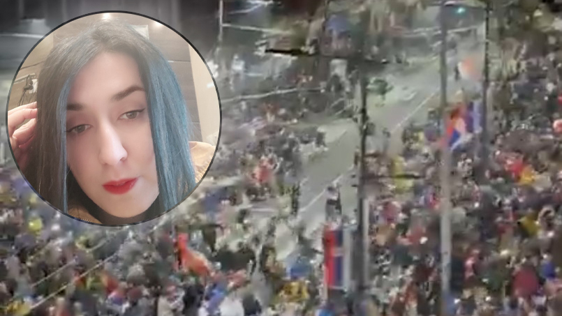 Zvučni udar, zvučni top, protest 15. za 15,Protest "15 za 15" Milica Pendić