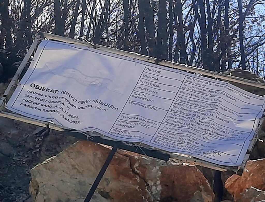 Krivične prijave za korupciju u Užicu, nelegalan kamenolom,Krivične prijave kamenolom Užice