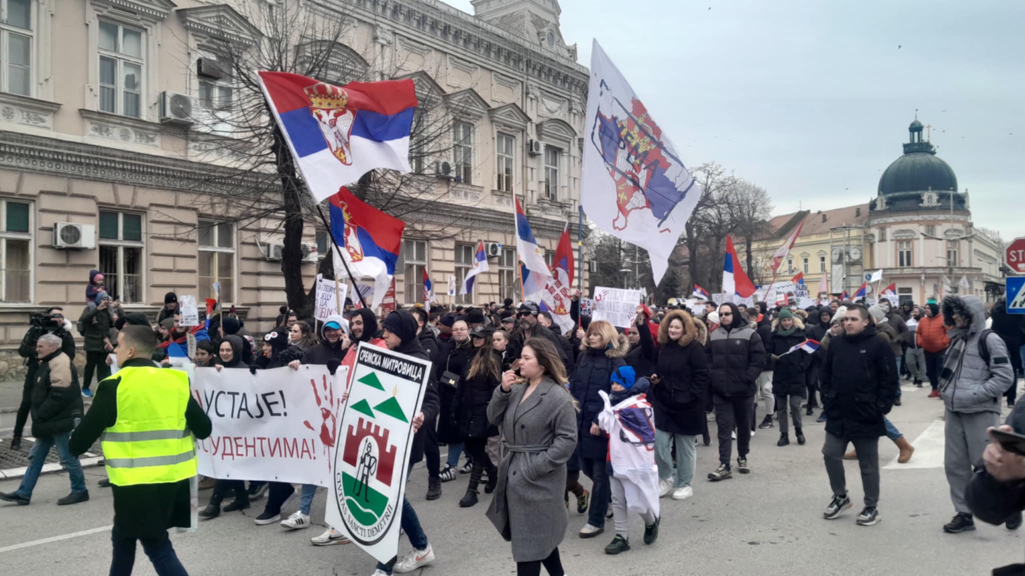 protest u sremskoj mitrovici