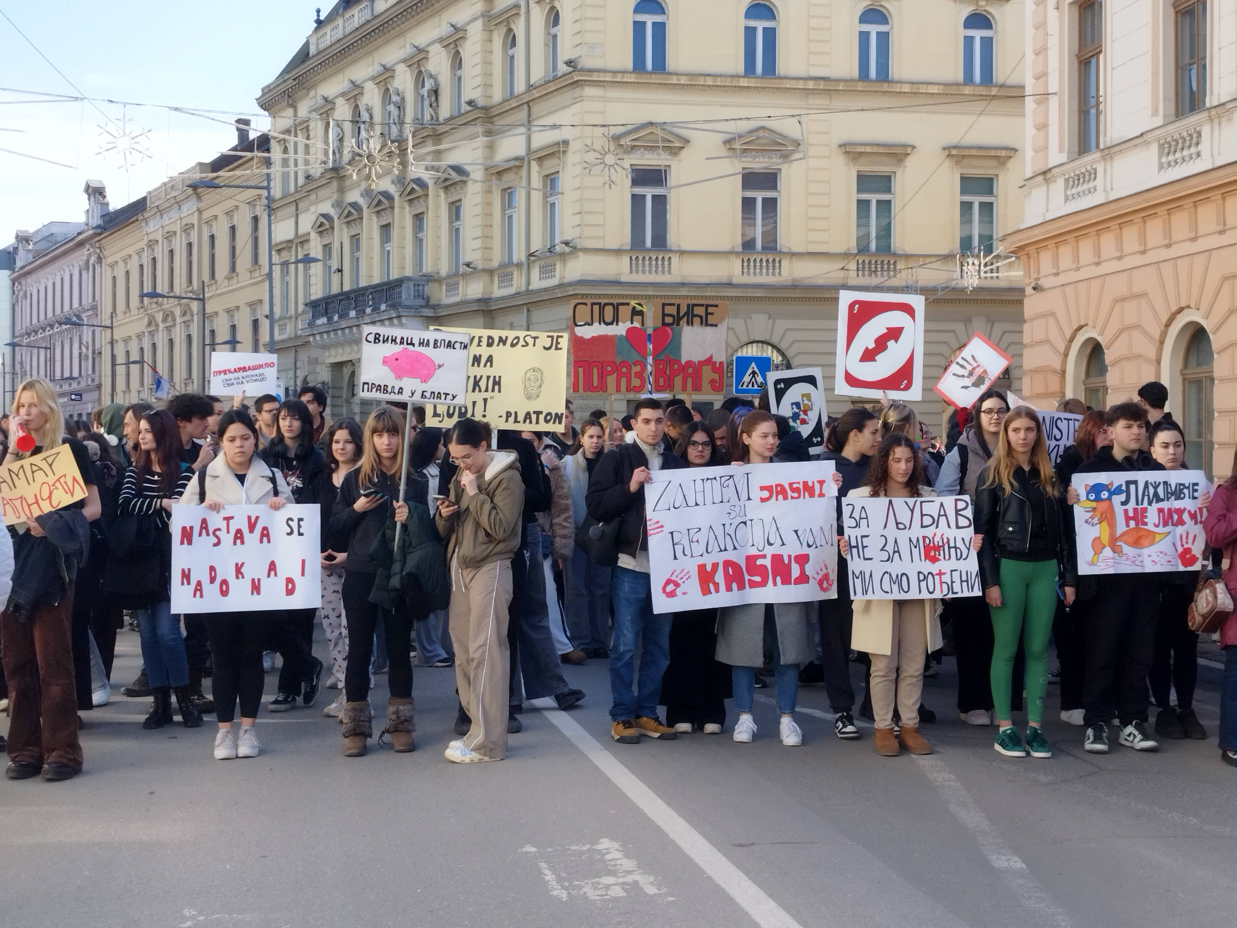 PROTEST U ZRENJANINU