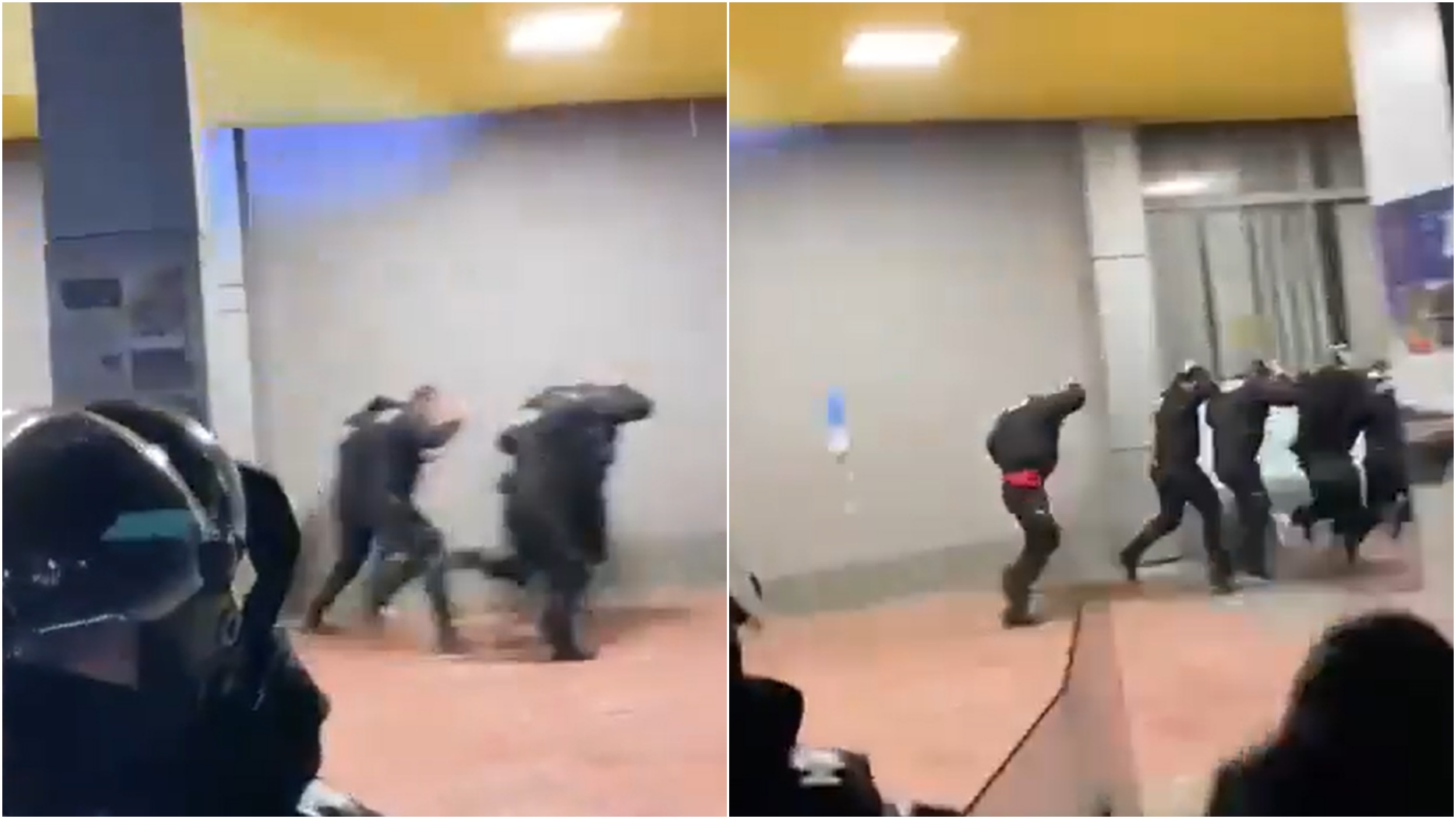 Okupljeni građani ispred gradske skupštine gađaju jajima gradonačelnika Kraljeva Predraga Terzića