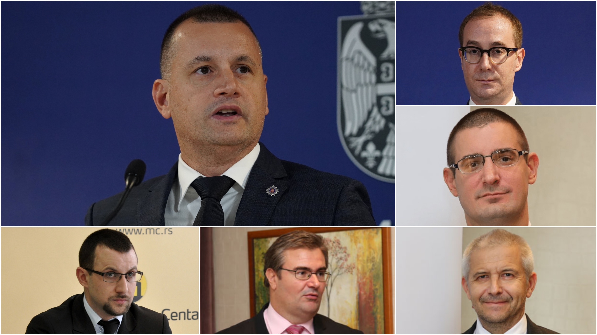 Nenad Stefanović, Nikola Uskoković, Nikola Pantelić, Zoran Nikolov, Miodrag Marković i Lazar Lazović, kombo Foto: Antonio Ahel/ATAImages/ust.rs/Medija Centar Beograd