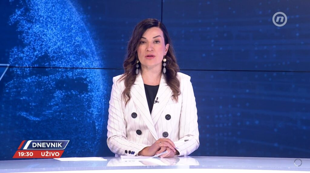 Jelena Obućina, emisija Dnevnik Foto: Nova