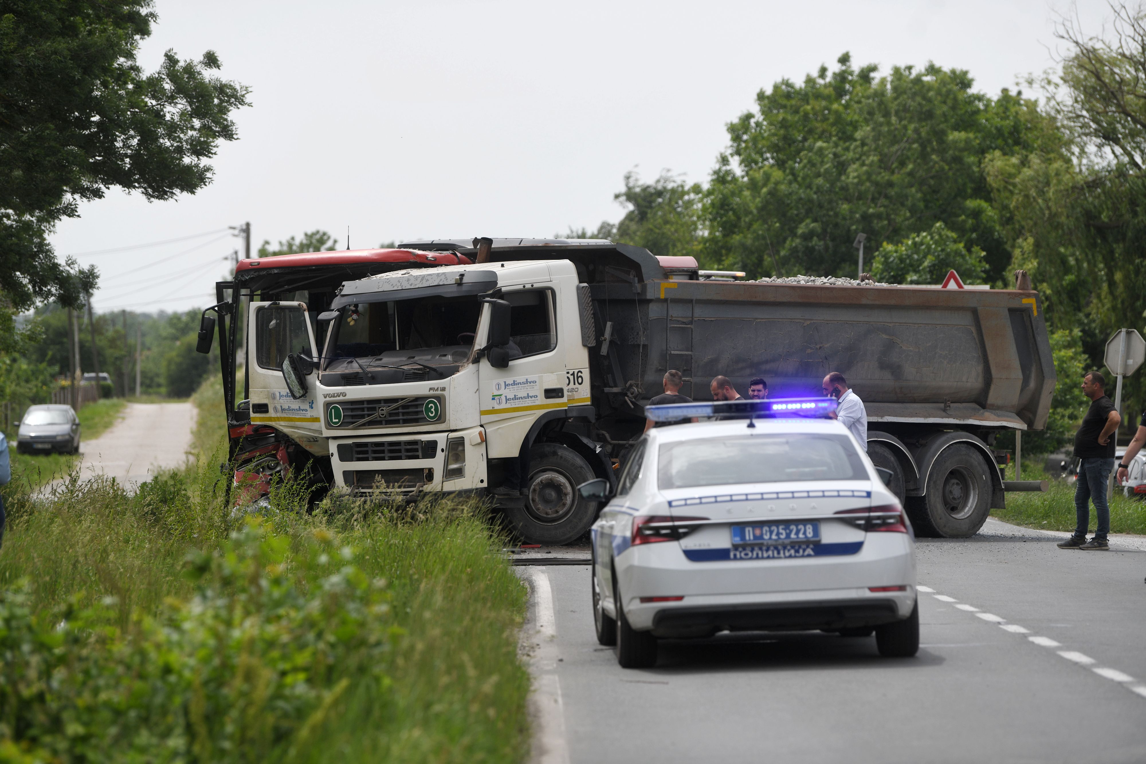 Obrenovac 21. maj 2024. Teška saobraćajna nezgoda u mestu Zvečka kod Obrenovca na Valjevskom putu Foto:Filip Krainčanić/Nova.rs