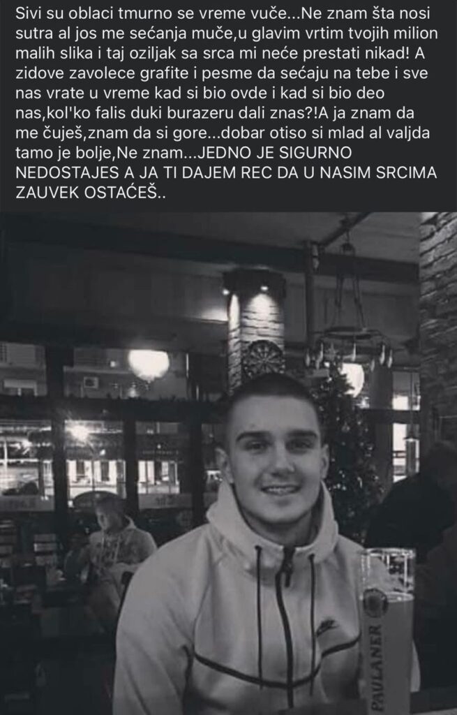 Duško Rajić (19) iz Novih Banovaca izgubio je bitku za život pre 6 godina, nakon što je krvnički izubijan pajserom na Božić, u blizini Osnovne škole „Svetislav Golubović Mitraljeta“. Tragedija se dogodila 7. januara 2019. u beogradskom naselju Batajnica.