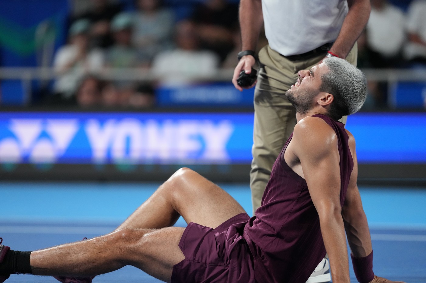 Carlos Alcaraz(ESP) vs Sebastian Baze(ARG), Day 2 Japan Open Tennis 2025, ATP 500, Ariake Colosseum, Tokyo - 25 Sep 2025