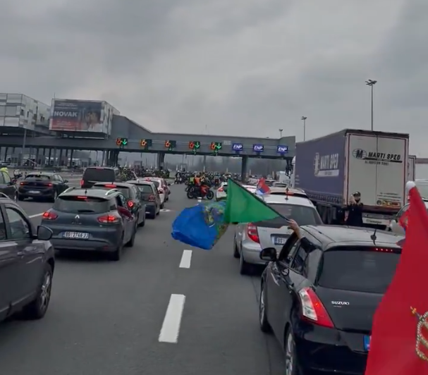 Blokada naplatne rampe