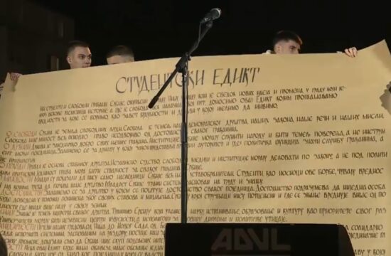 Studentski edikt, Foto: N1