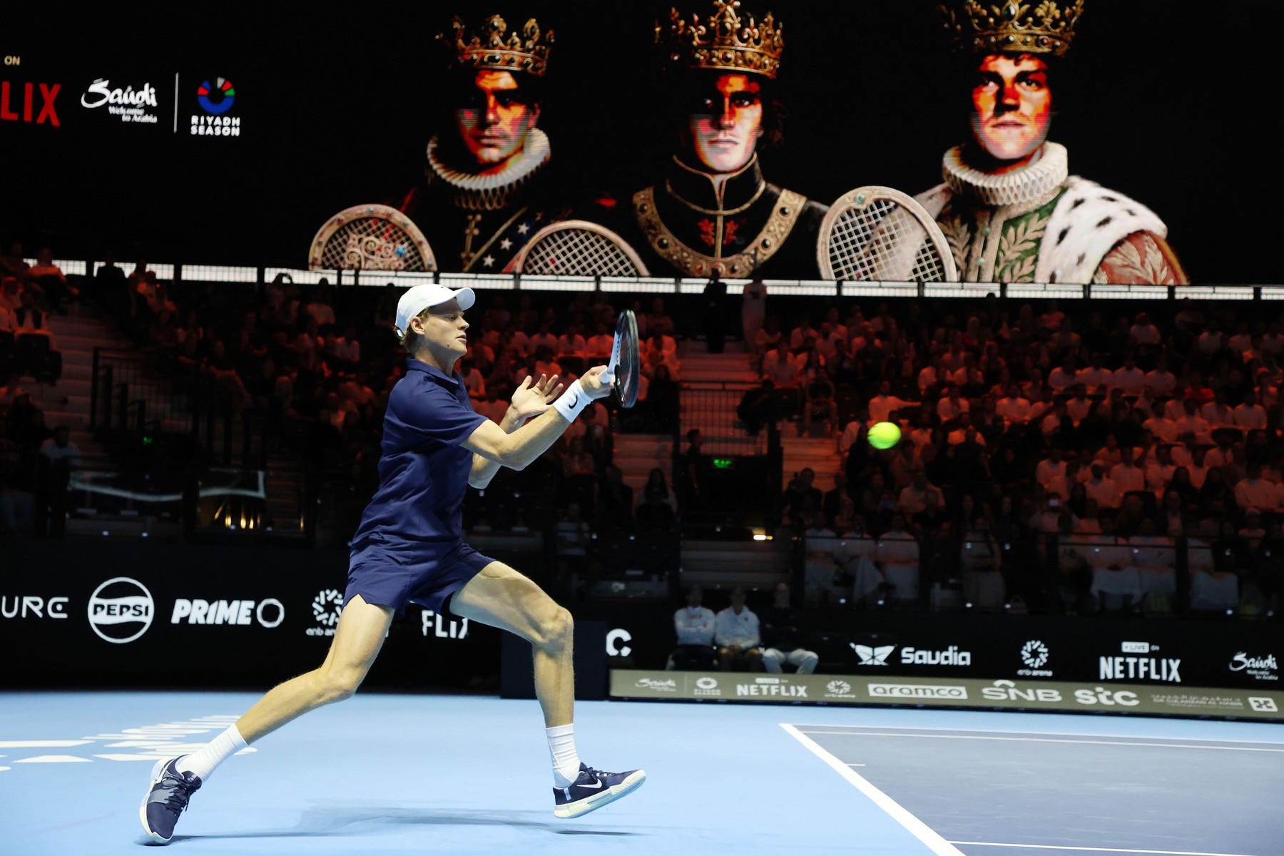 Tennis SIX KINGS SLAM 2025 Jannik Sinner (ITA), Riyadh, Saudi Arabia, October 15, 2025. Photo Felice Calabro'
