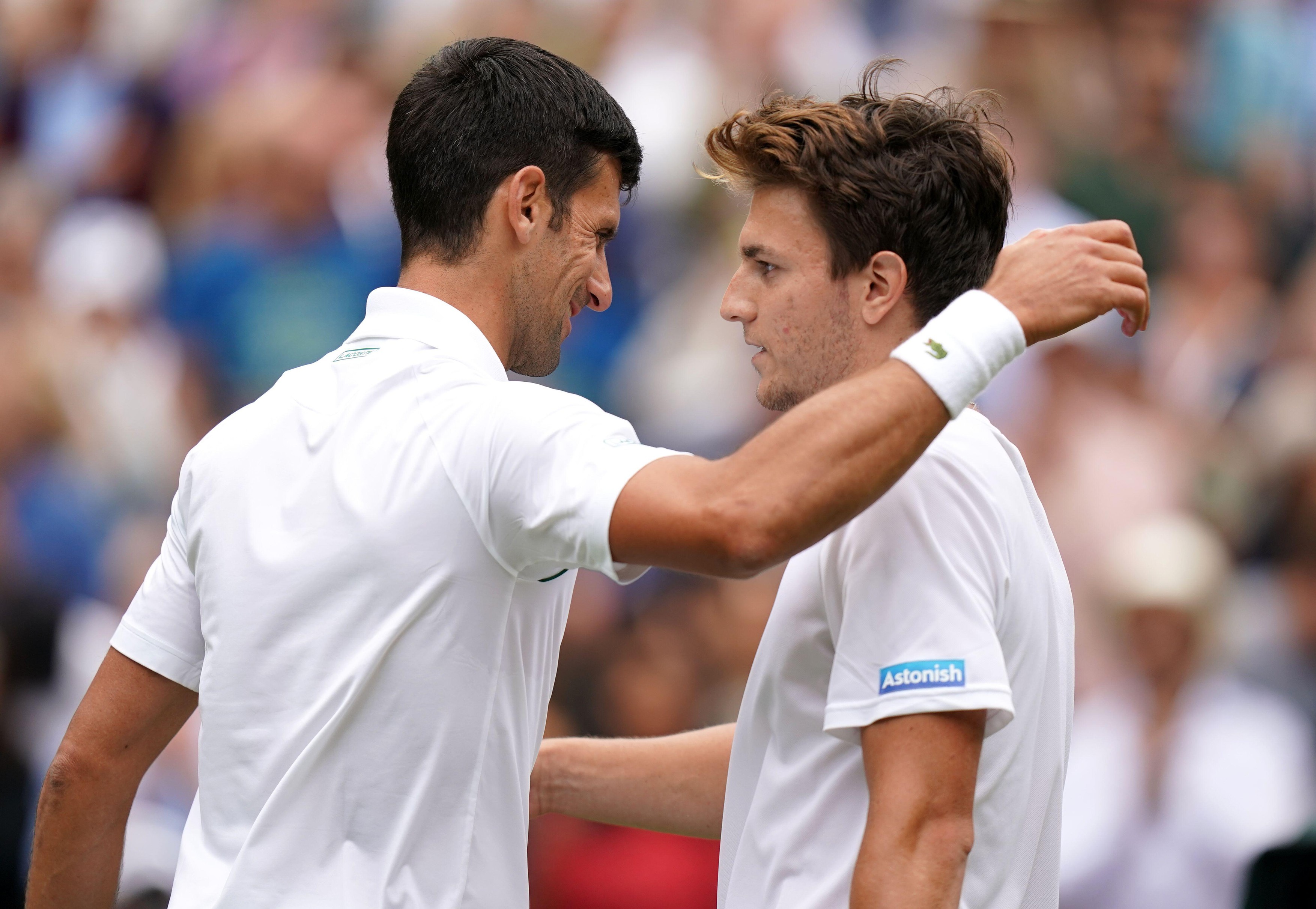 Novak Đoković i Miomir Kecmanović na Vimbldonu 2022