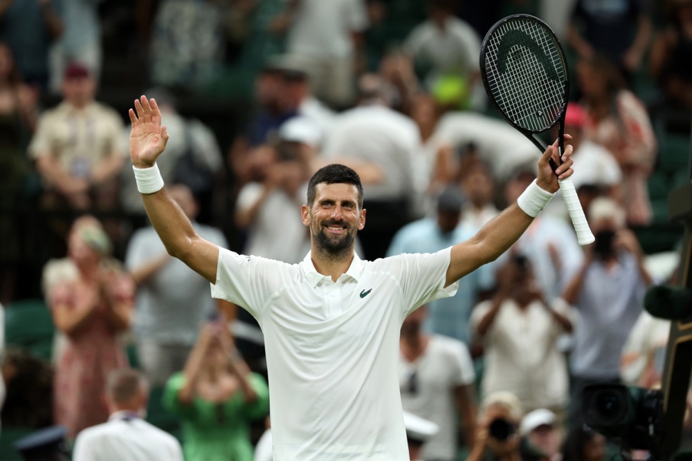 Novak Đoković na Vimbldonu 2025