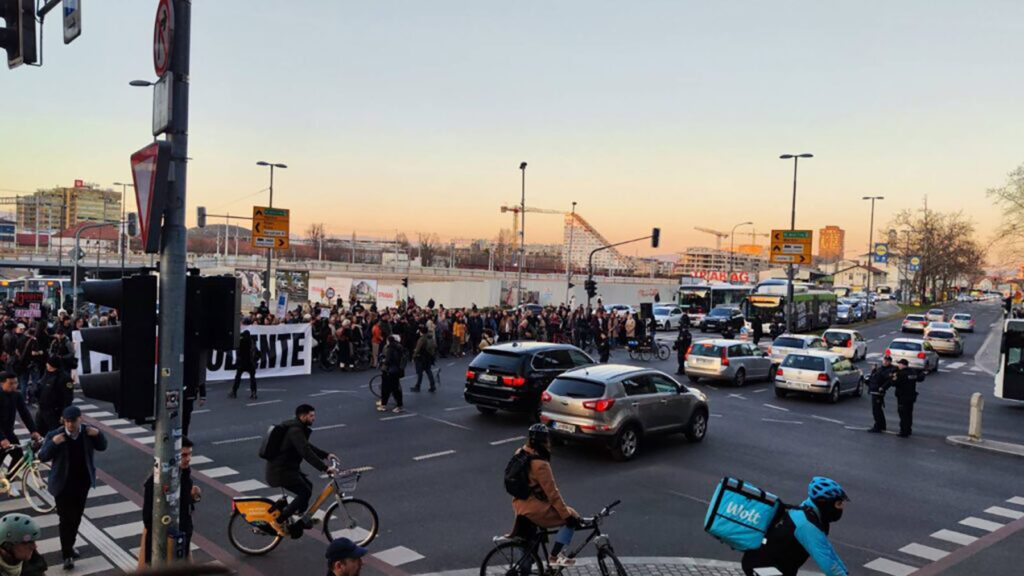 Slovenija Ljubljana protest podrške studentima u Srbiji