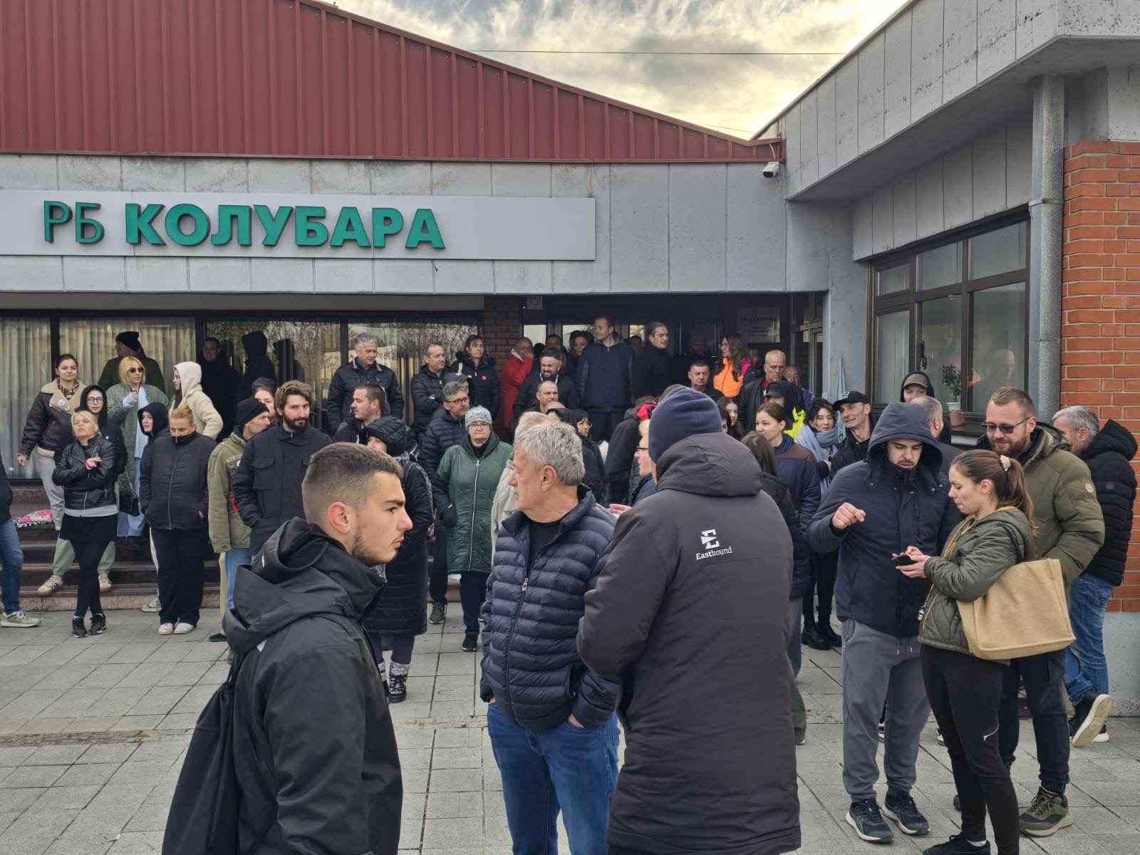 Skup građana i radnika Kolubare u Lazarevcu