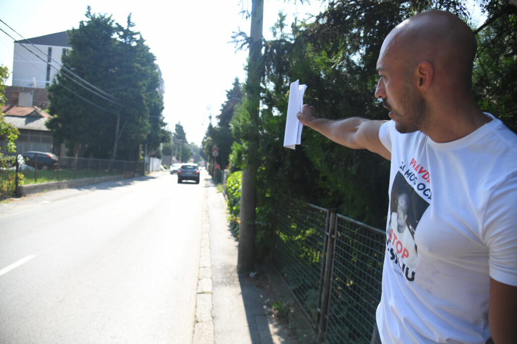 Beograd 22. avgust 2023. Ispovest sina Nemanje ubijenog Zorana Nedeljkovića Pravda za Zokija  Foto:Nemanja Jovanović/Nova.rs