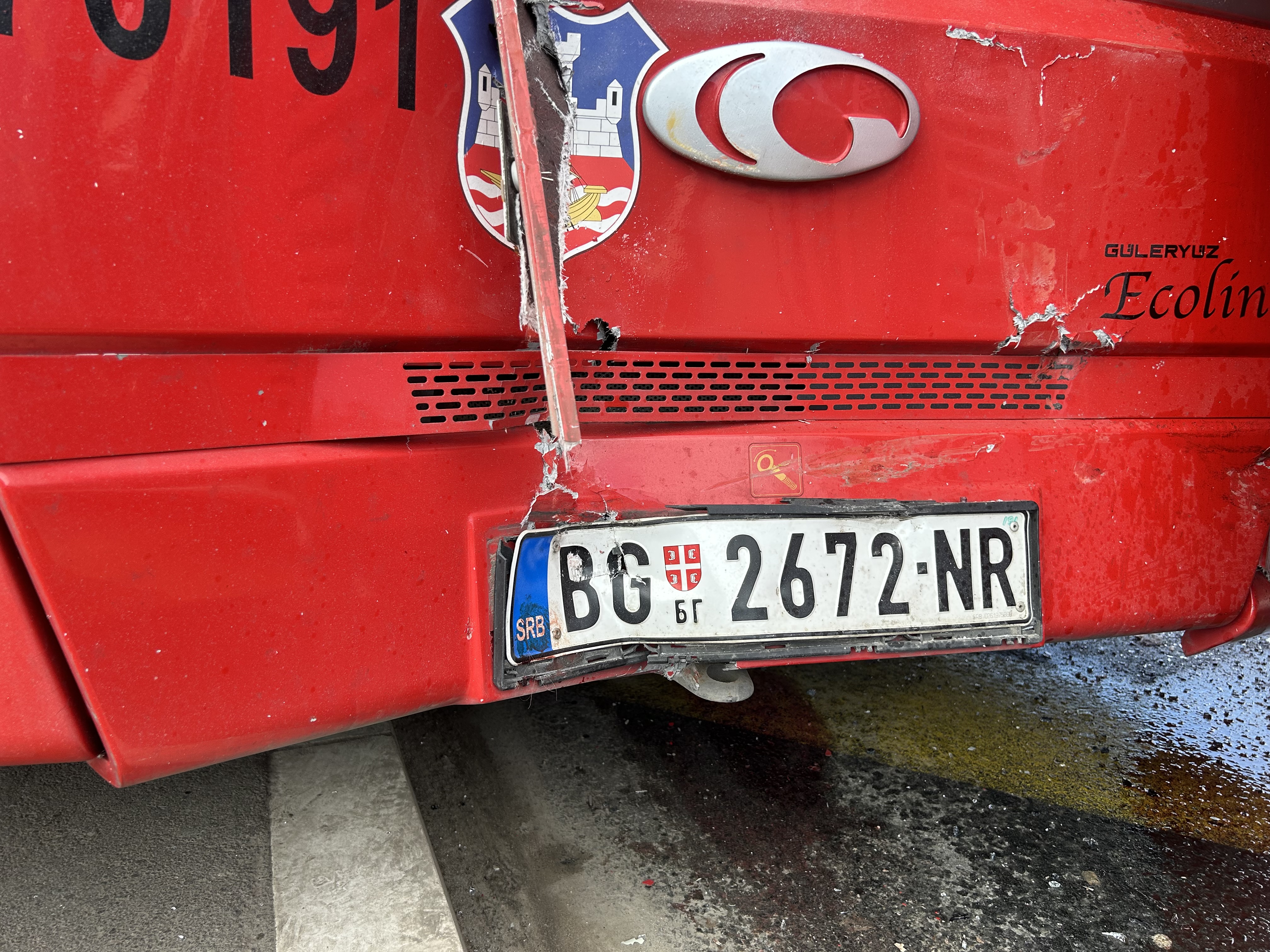 beograd 28.01.2025 nesreca novi beograd autobus