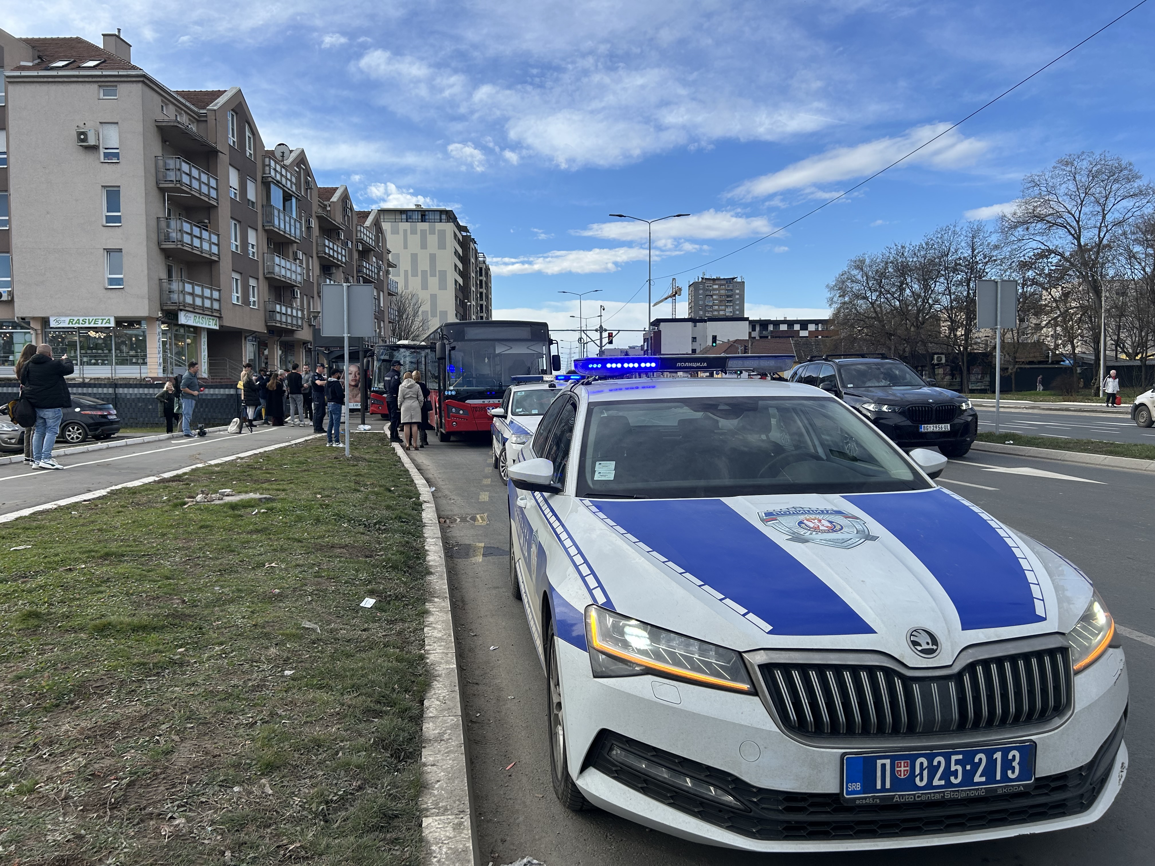 beograd 28.01.2025 nesreca novi beograd autobus