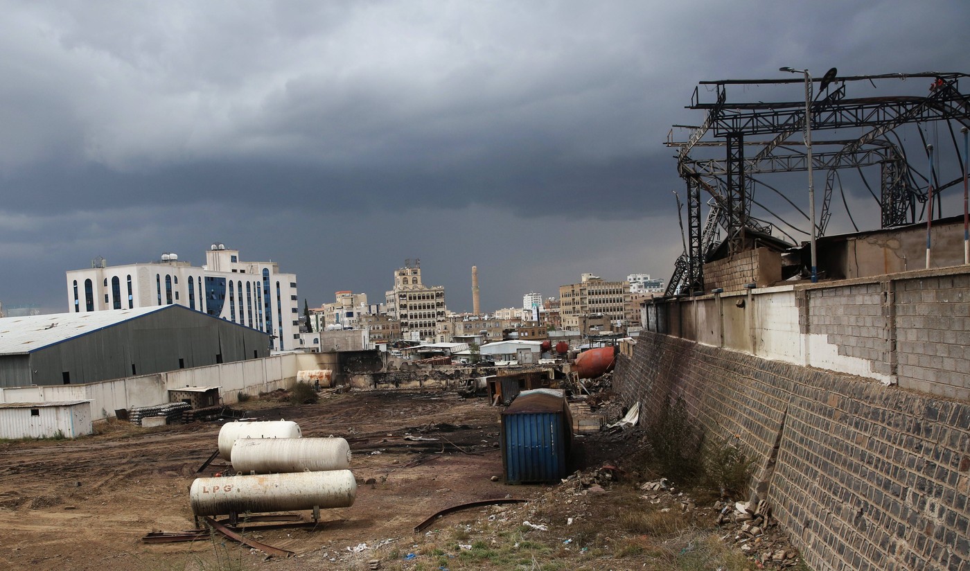 Aftermath of Israeli airstrikes on Sana'a -