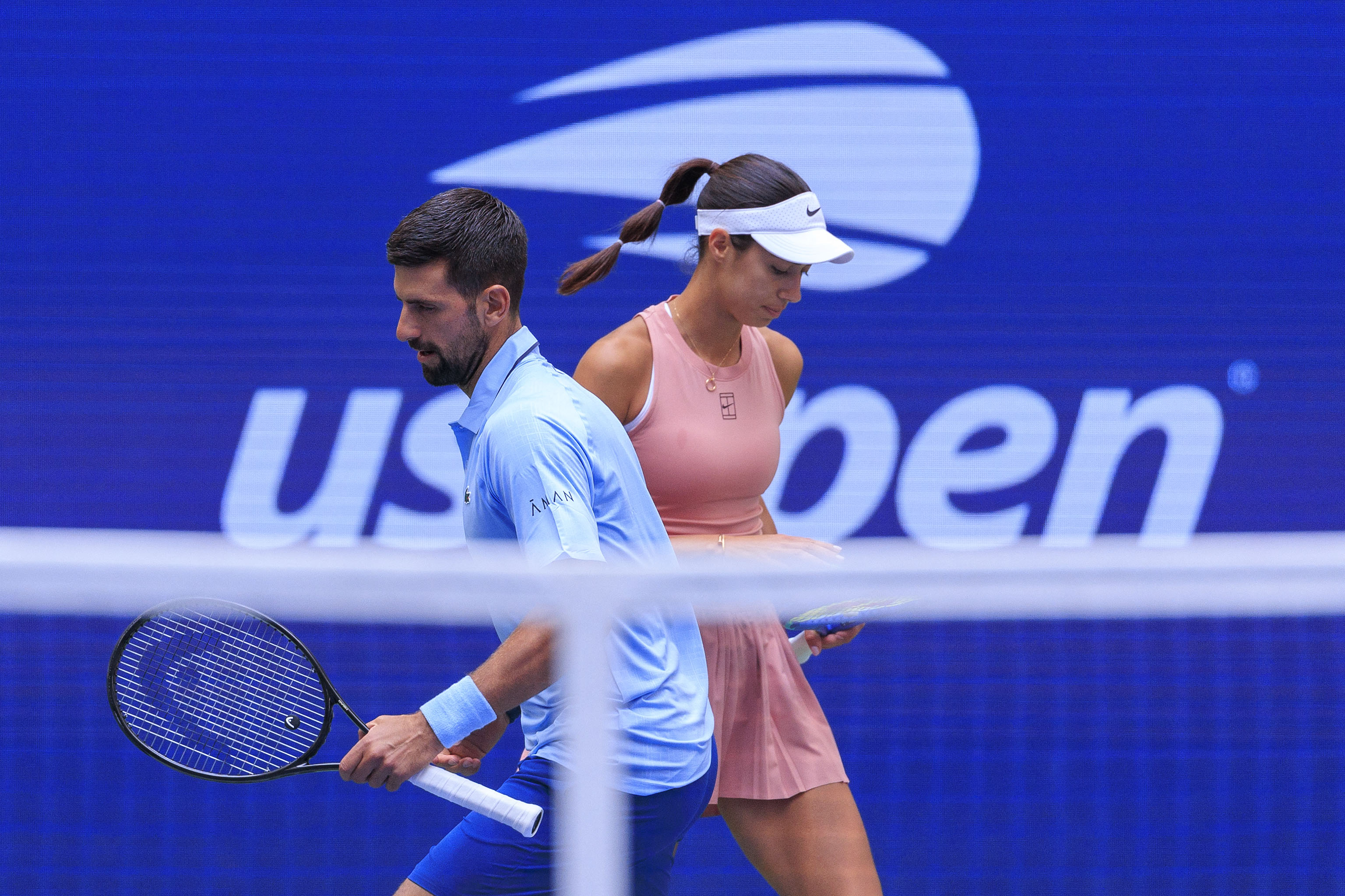 Olga Danilovic And Novak Djokovic Vs. Mirra Andreeva And Daniil Medvedev At The 2025 US Open Mix Doubles