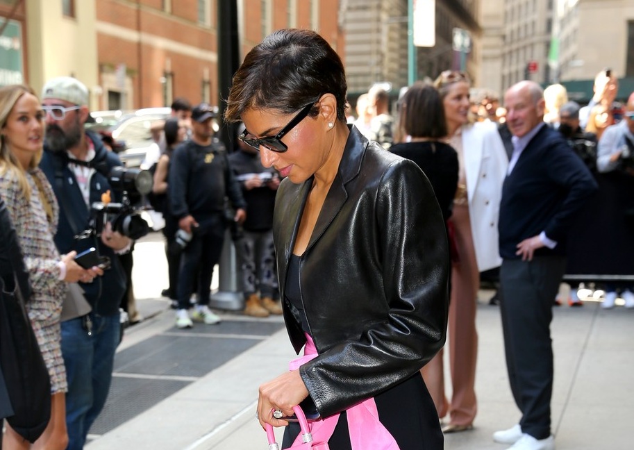 Deena Aljuhani Abdulaziz attends Carolina Herrera during NYFW in New York City