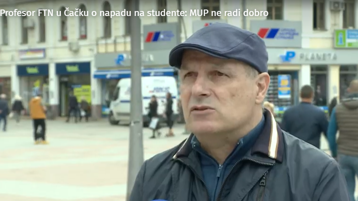 Dragan Brajović, profesor na Fakultetu tehničkih nauka u Čačku
