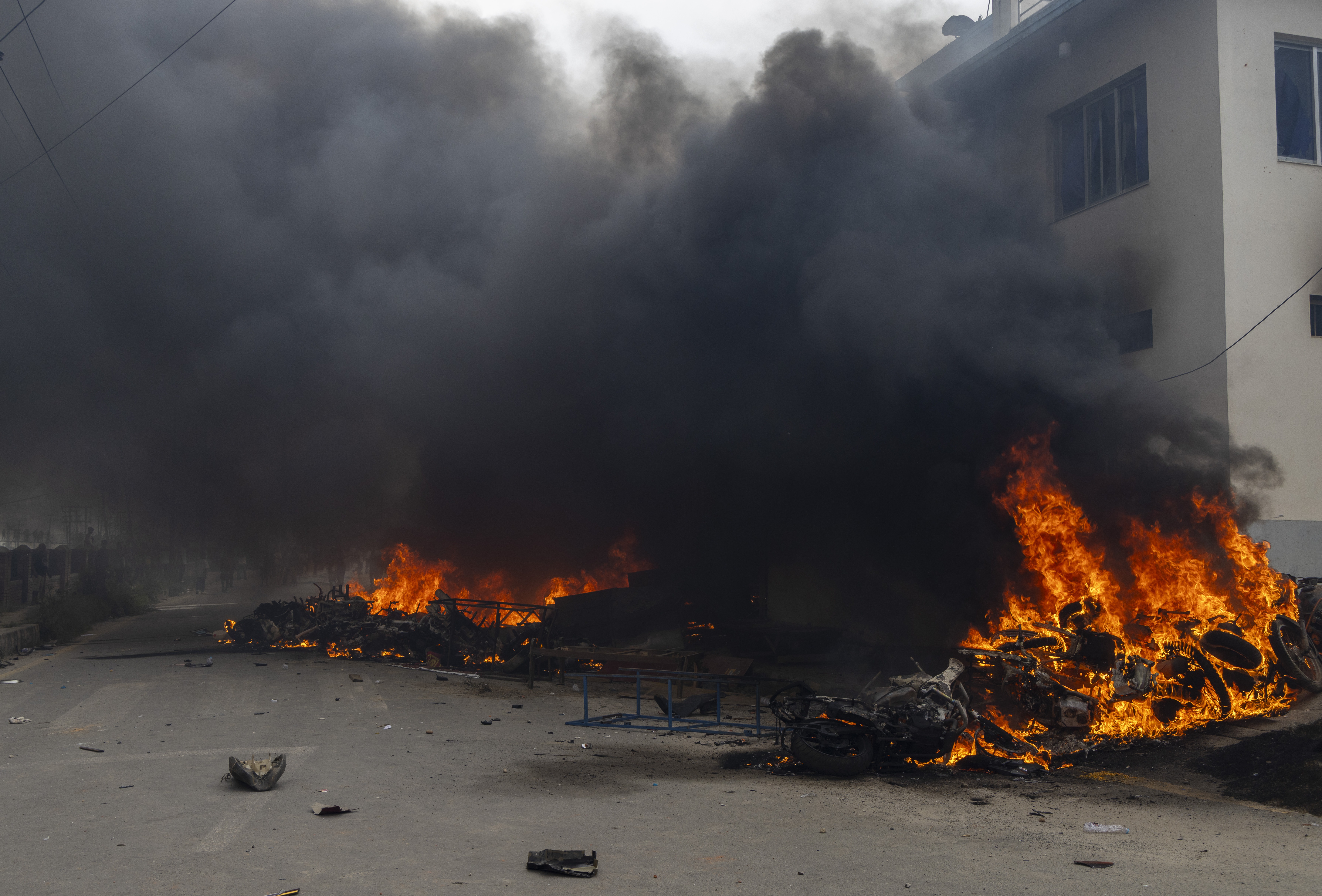 Aftermath of violent clashes over social media ban in Nepal