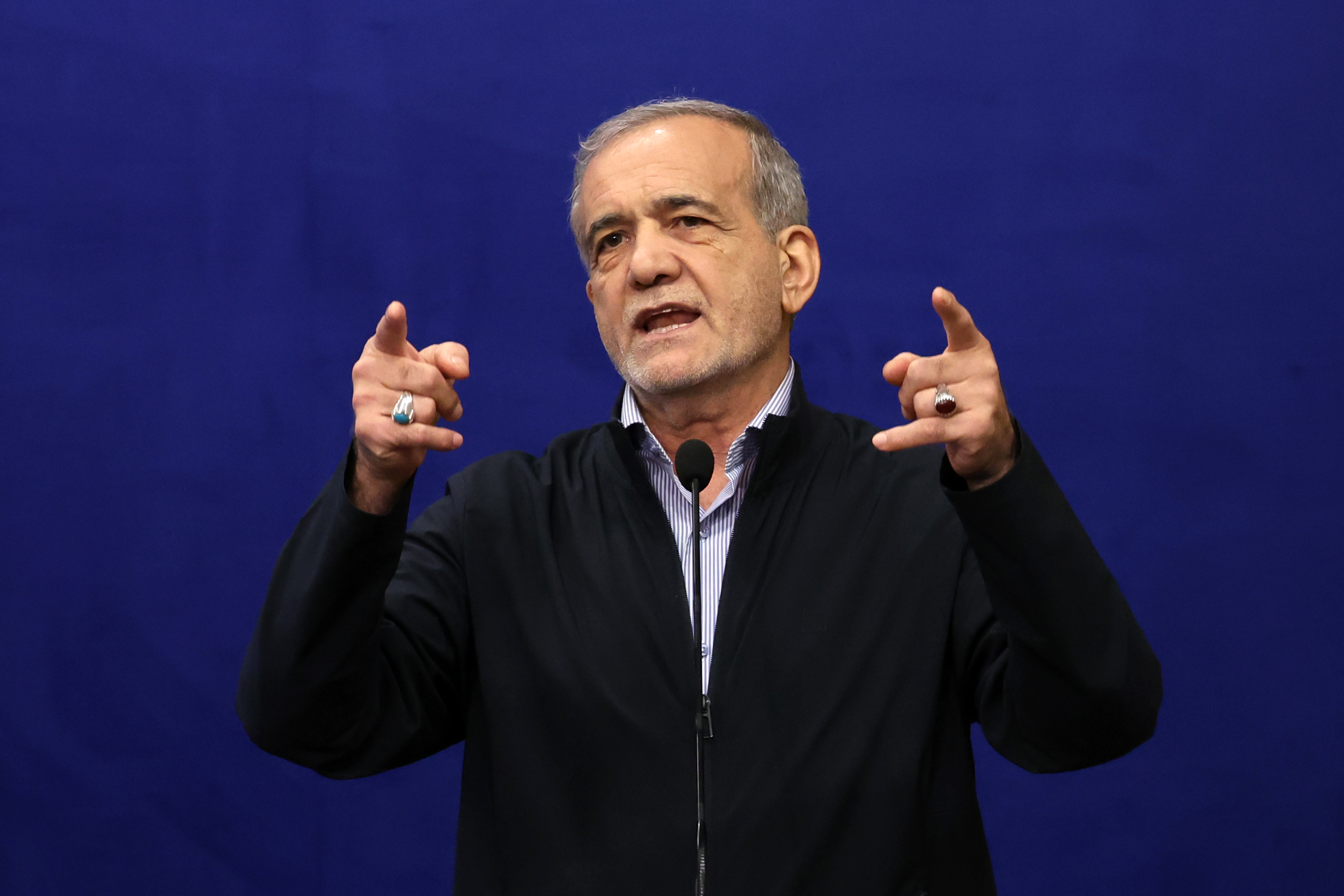 Iranian President Pezeshkian press conference