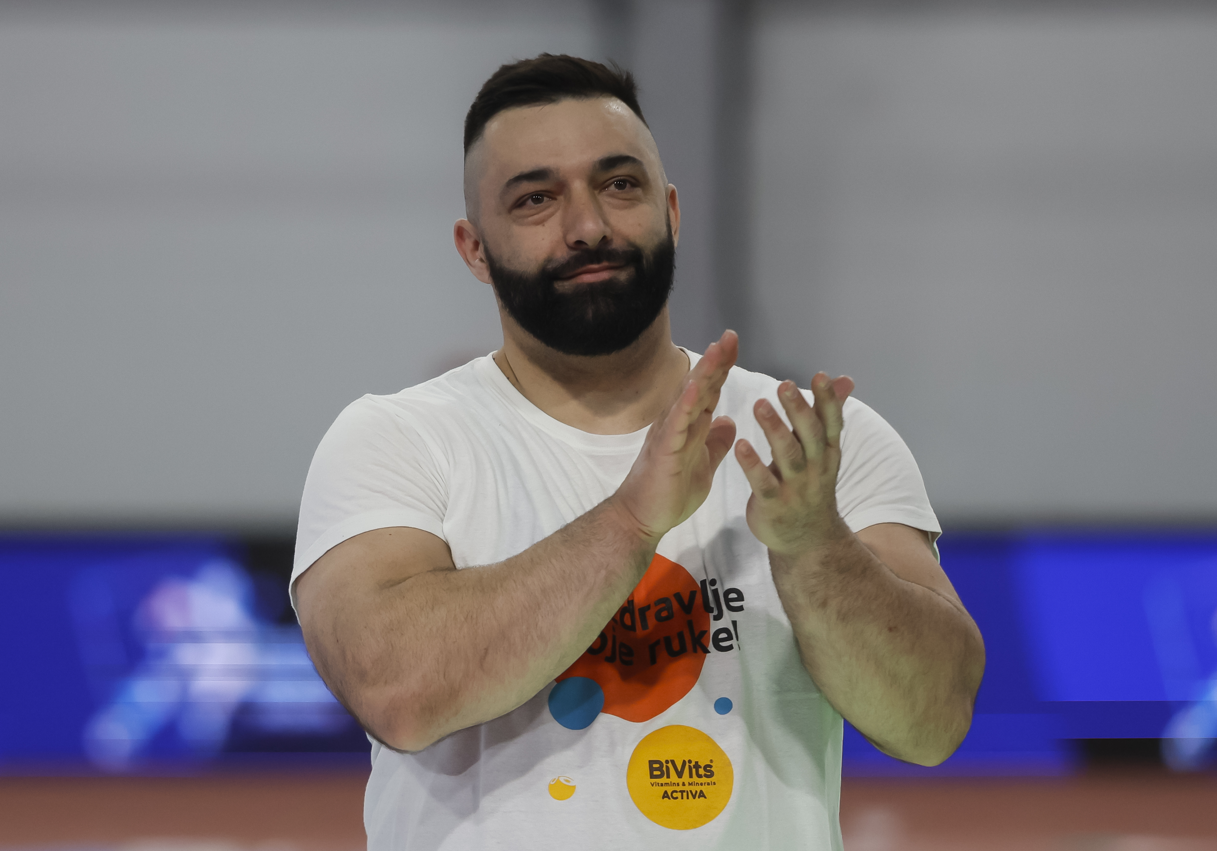 Asmir Kolasinac, oprostaj, bacanje kugle, Shot Put during the Athletics Belgrade Indoor Meeting 2025 at Banjica Hall on January 29, 2025 in Belgrade, Serbia. (Photo by Srdjan Stevanovic/Starsport.rs ©)