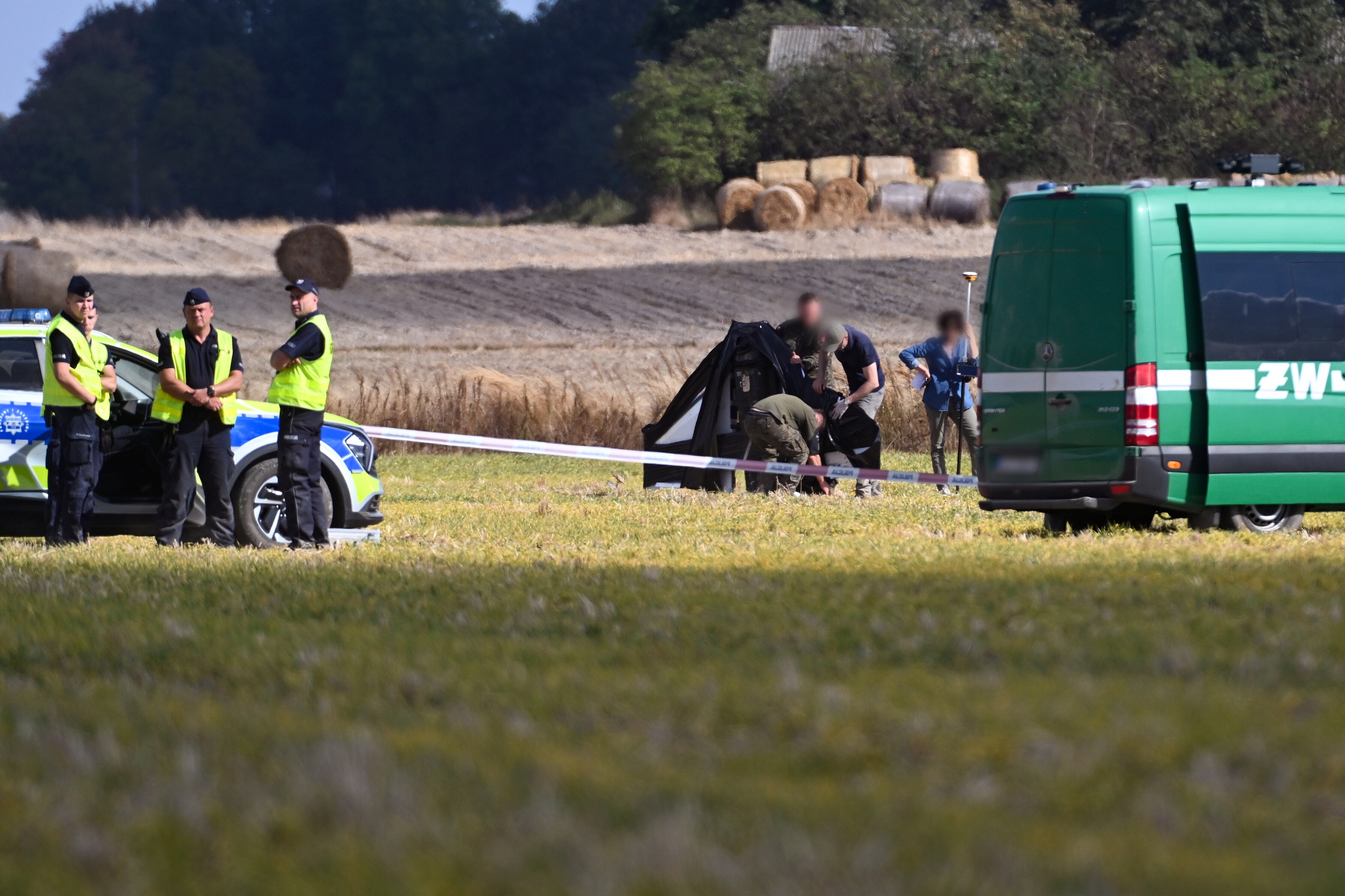 Poland's military and emergency services inspect sites after Russian airspace violation