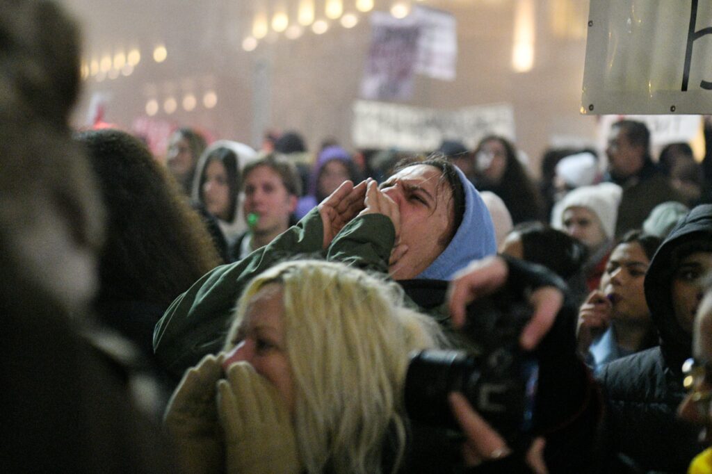 Beograd 31.12.2024. Studentski trg. Studenti, doček Nove godine. Nema Nove za staru ste nam još dužni Foto: Filip Krainčanić/Nova.rs
