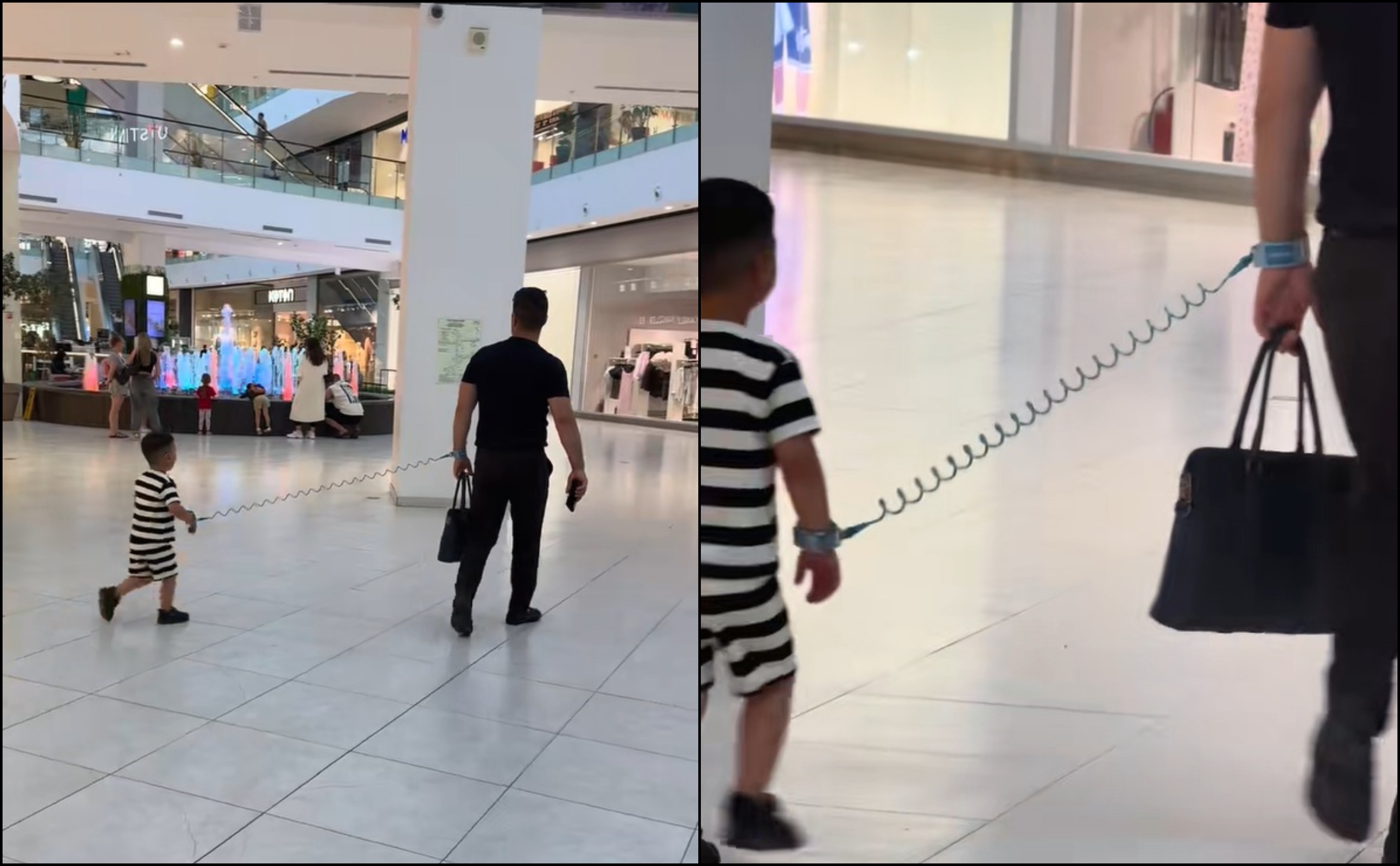 Otac i sin u tržnom centru