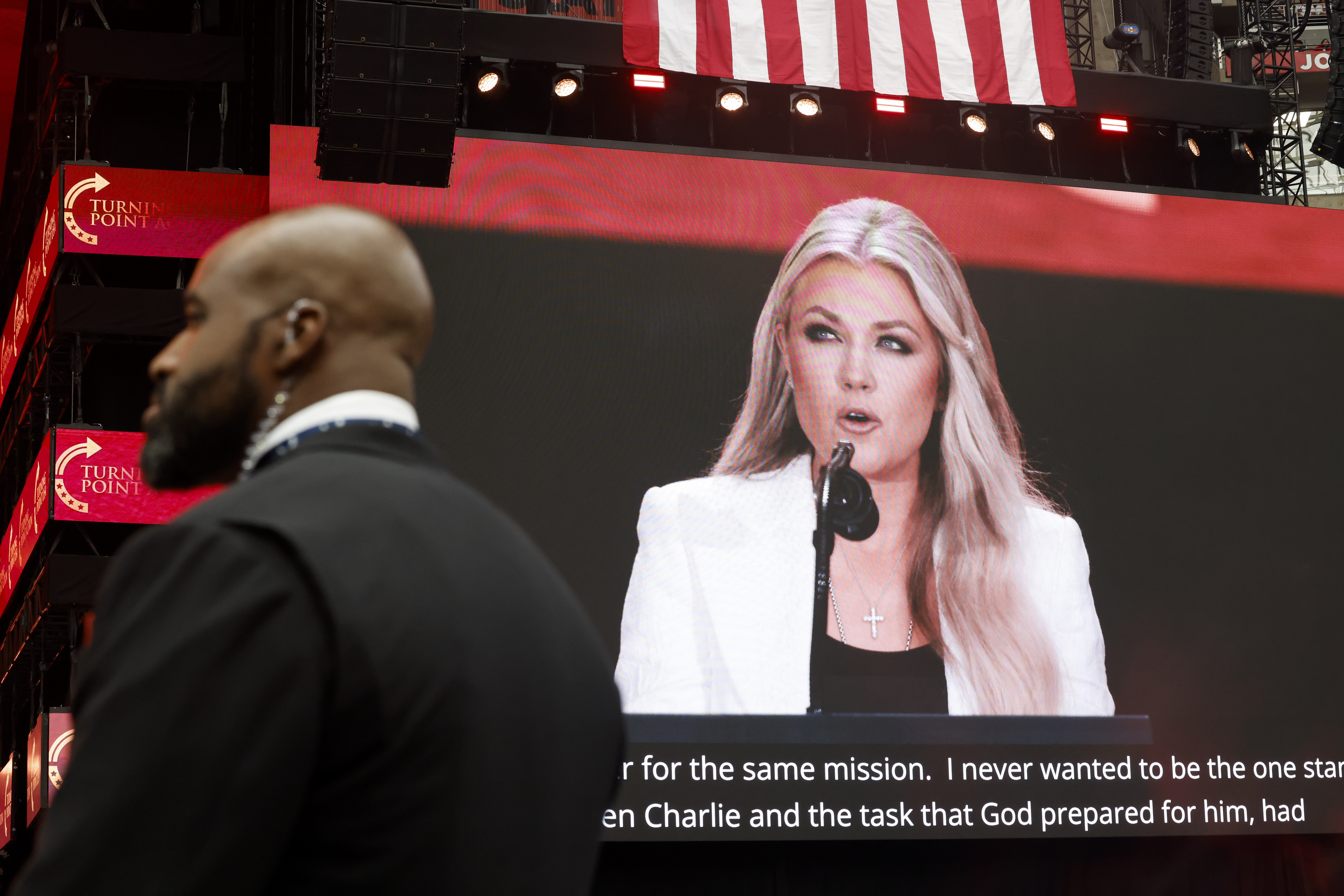 Memorial for late political activist Charlie Kirk in Glendale, Arizona