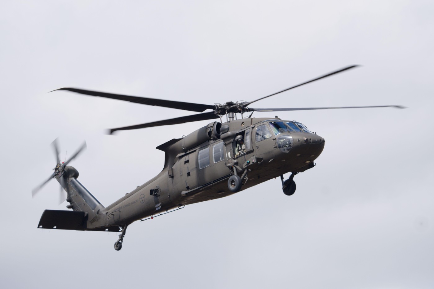 Sikorsky HKP16 Black Hawk flying at Royal International Air Tattoo (RIAT) 2025, Fairford, Gloucestershire, UK, 19/07/2025, Credit:Michael Palmer/Alamy