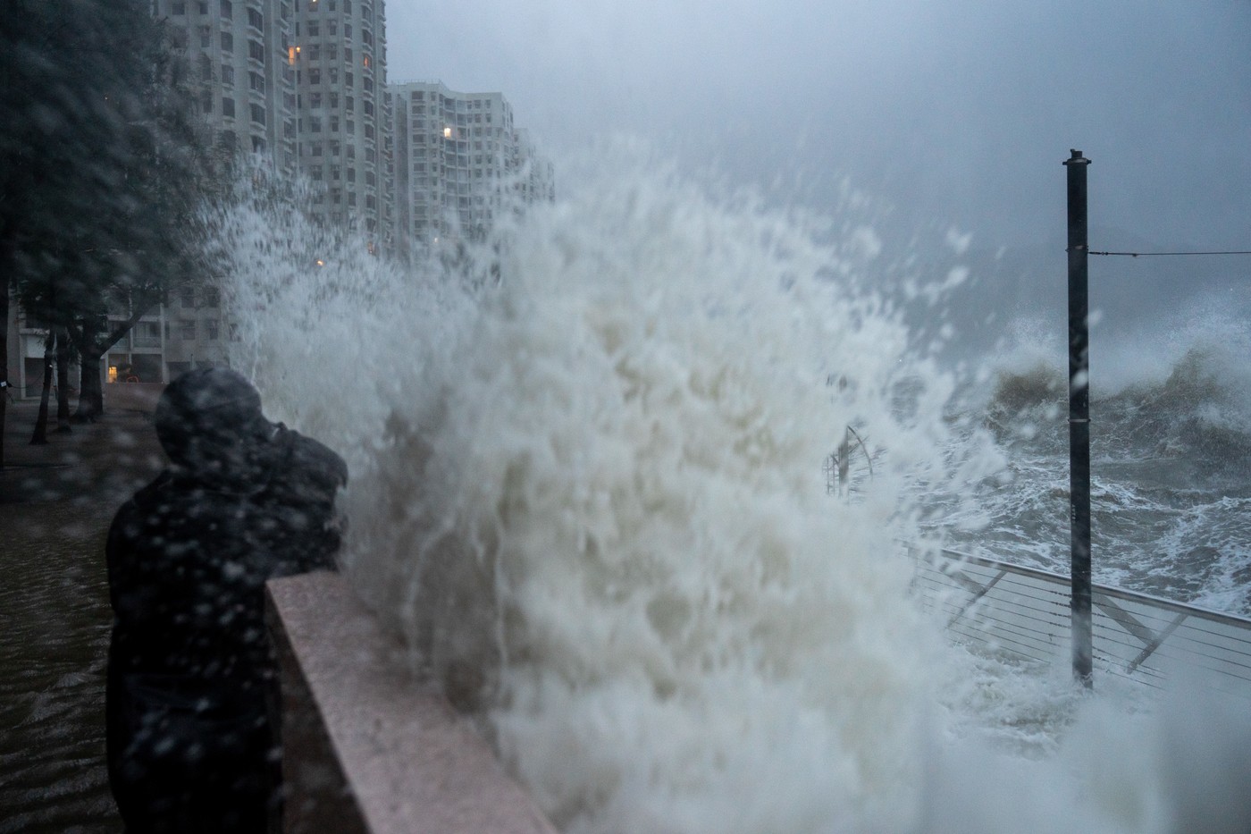 Hong Kong During Typhoon Ragasa