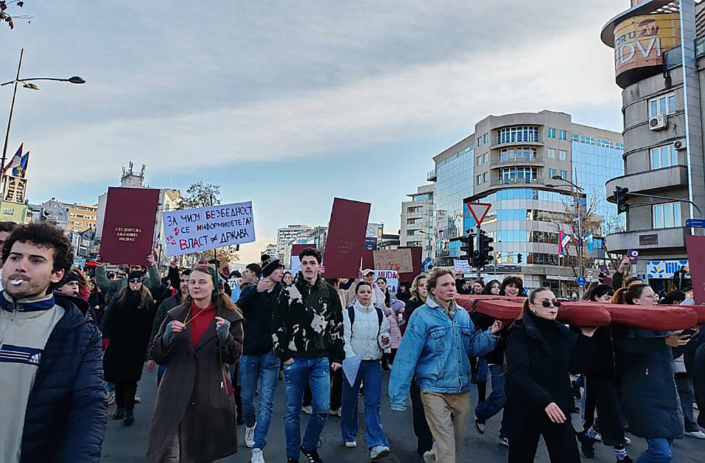 Novi Sad protest studenti