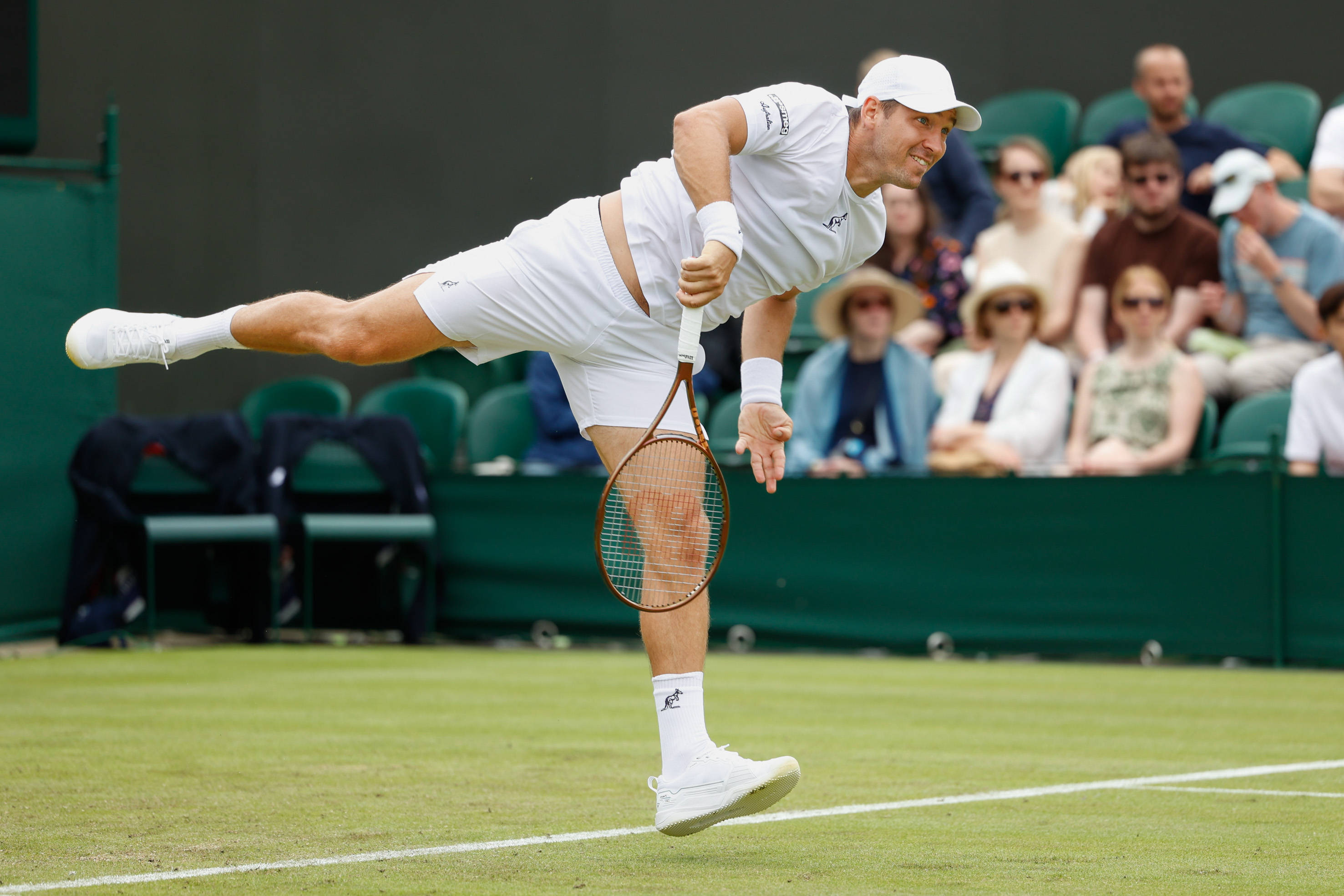 Dusan Lajovic Tennis - Wimbledon 2024 - Grand Slam ITF / ATP, Tennis Herren / WTA, Tennis Damen - AELTC - London - - Gre