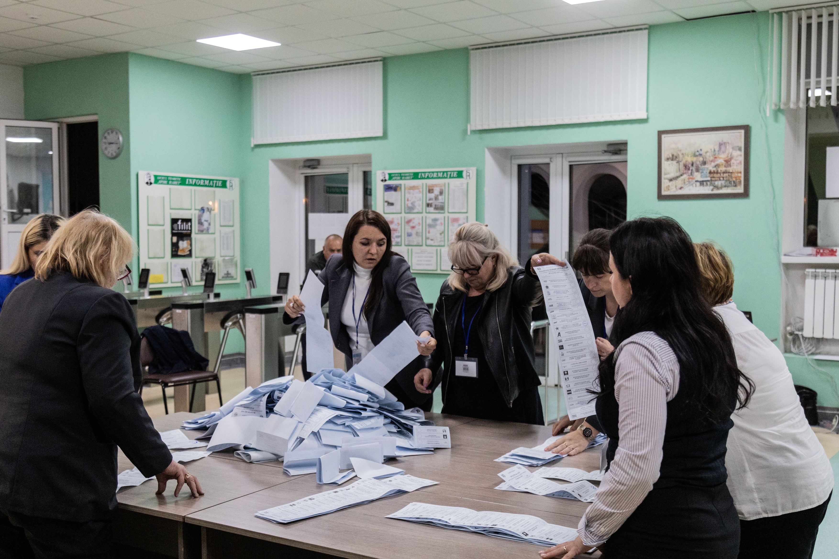 Moldovan parliamentary election in Chisinau - 28 Sep 2025