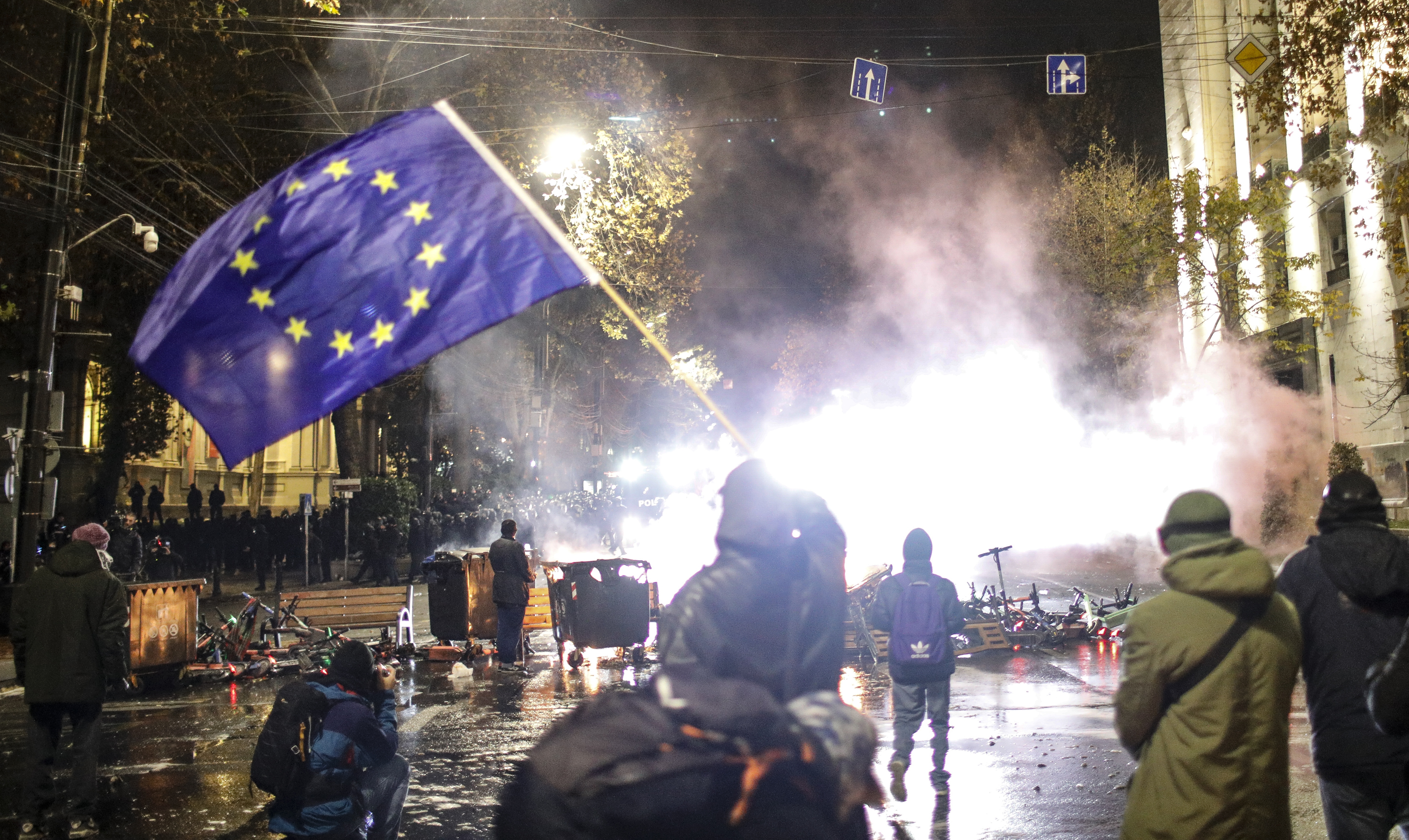 Georgian opposition protests in Tbilisi