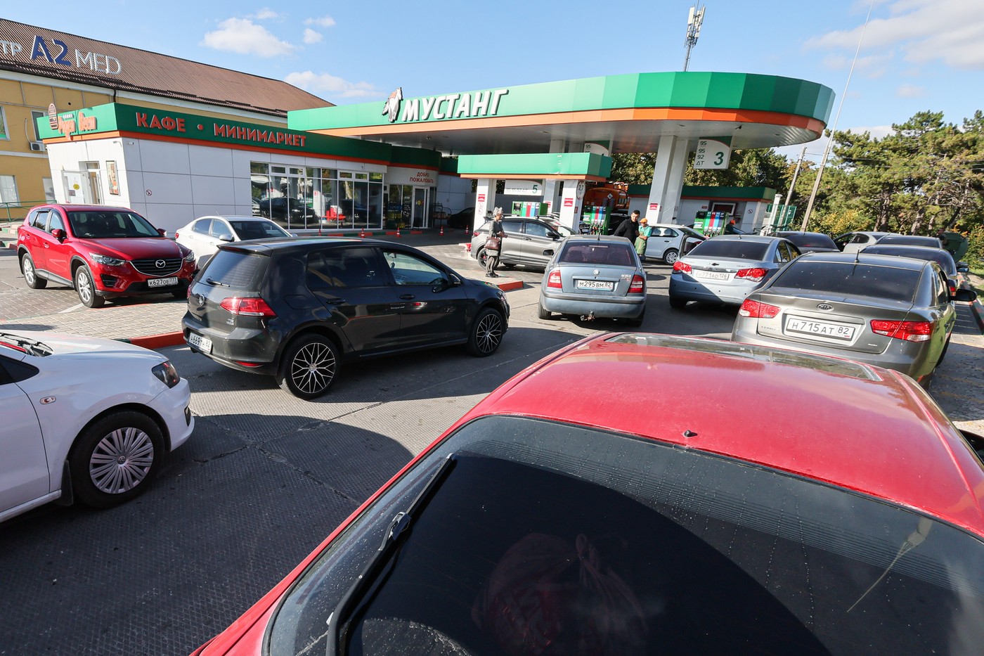 Filling Stations In Simferopol, Russia