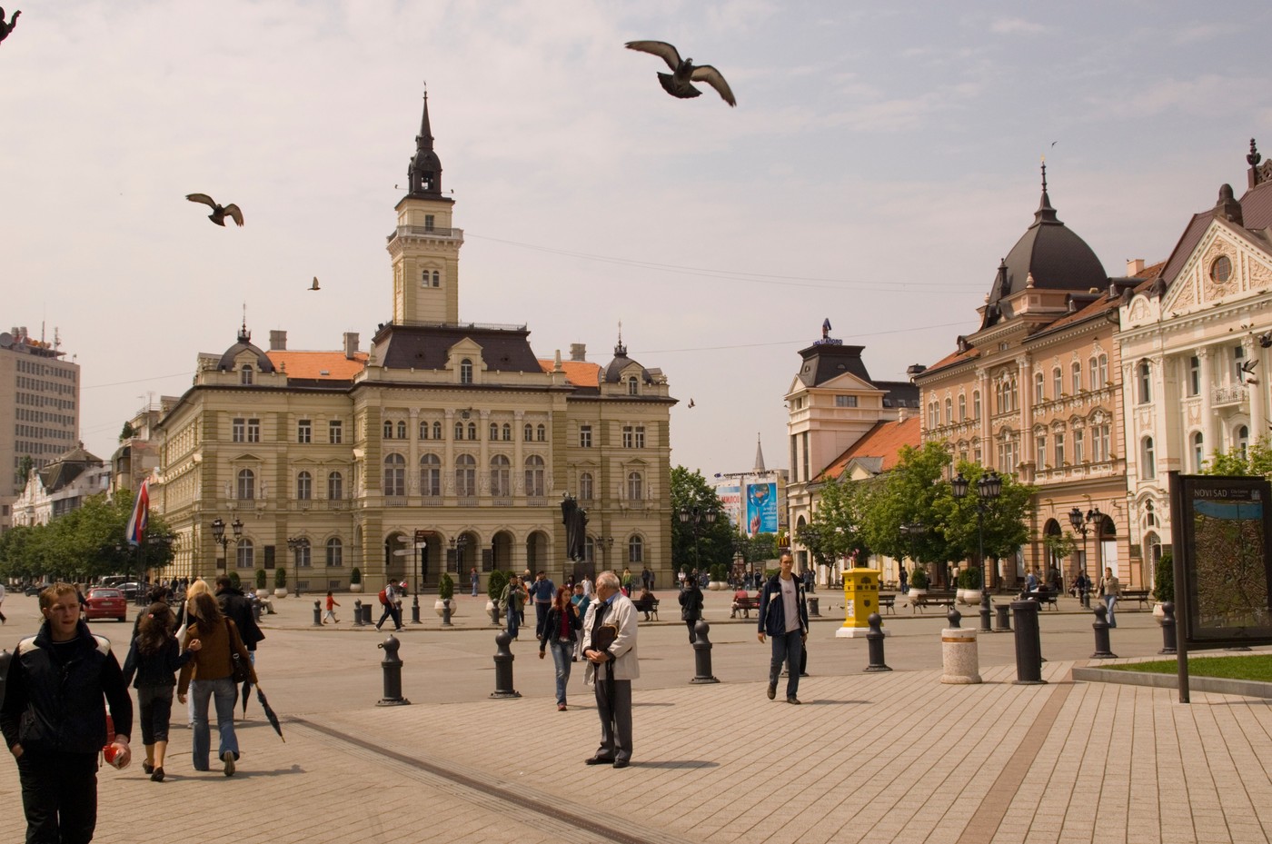 Main square in Novi Sad, Serbia.,Image: 5351912, License: Rights-managed, Restrictions: , Model Release: no, Credit line: Thomas Shjarback / Alamy / Profimedia