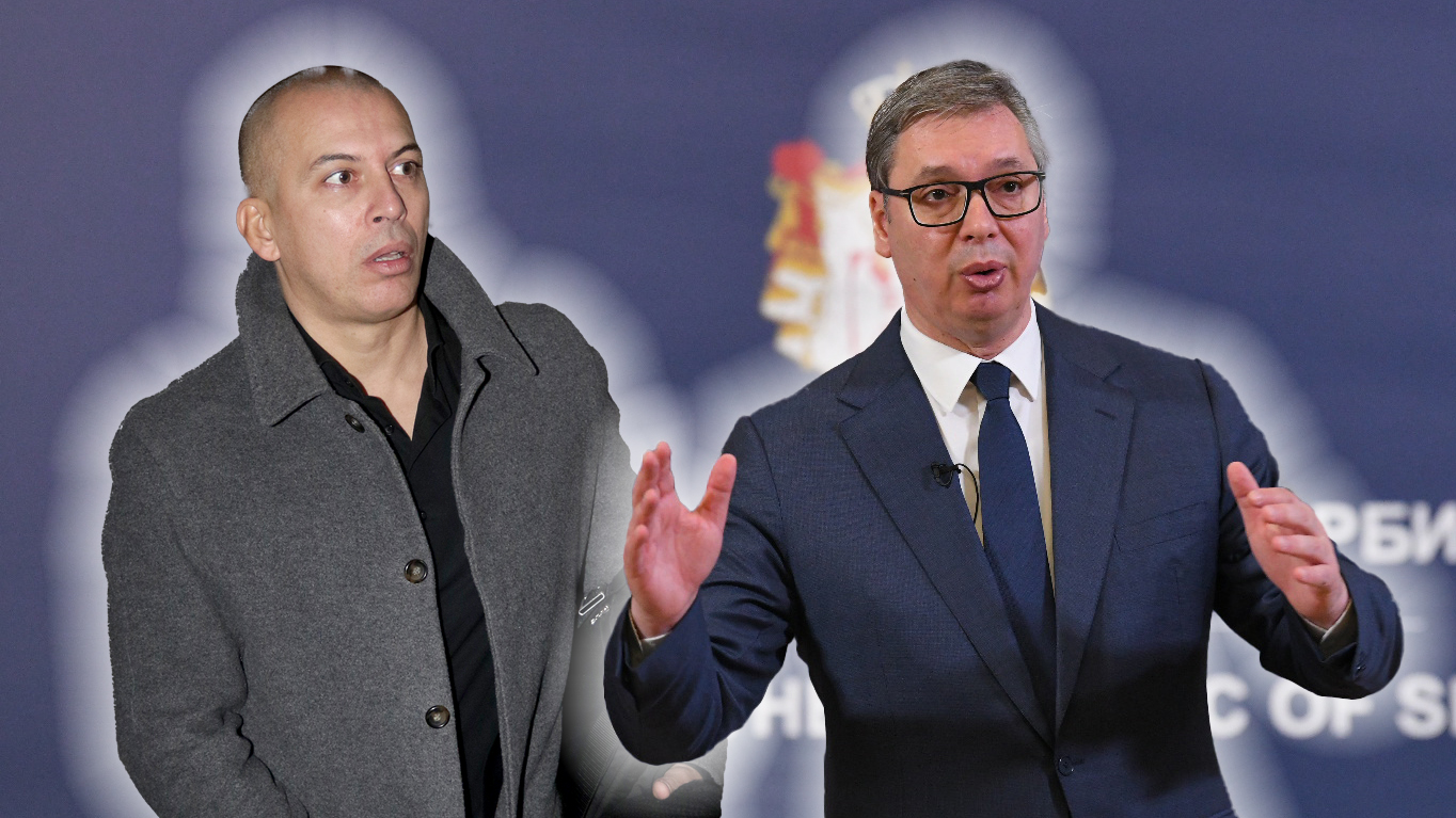 Milan Topalović Topalko i Aleksandar Vučić, kombo