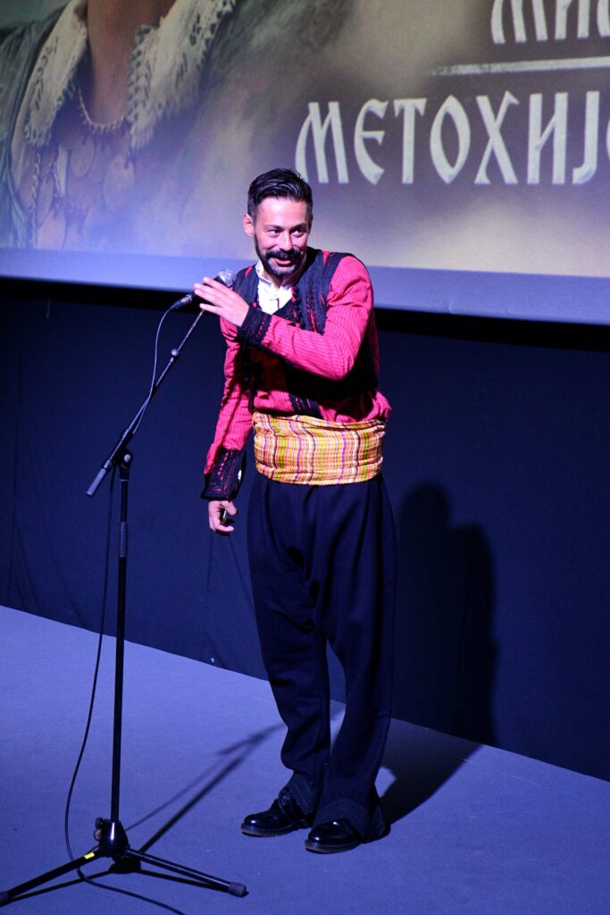 beograd 16.09.2024 mts dvorana održana premijera spota i pesme "Metohijo, moja avlijo" glumca Milana Vasića