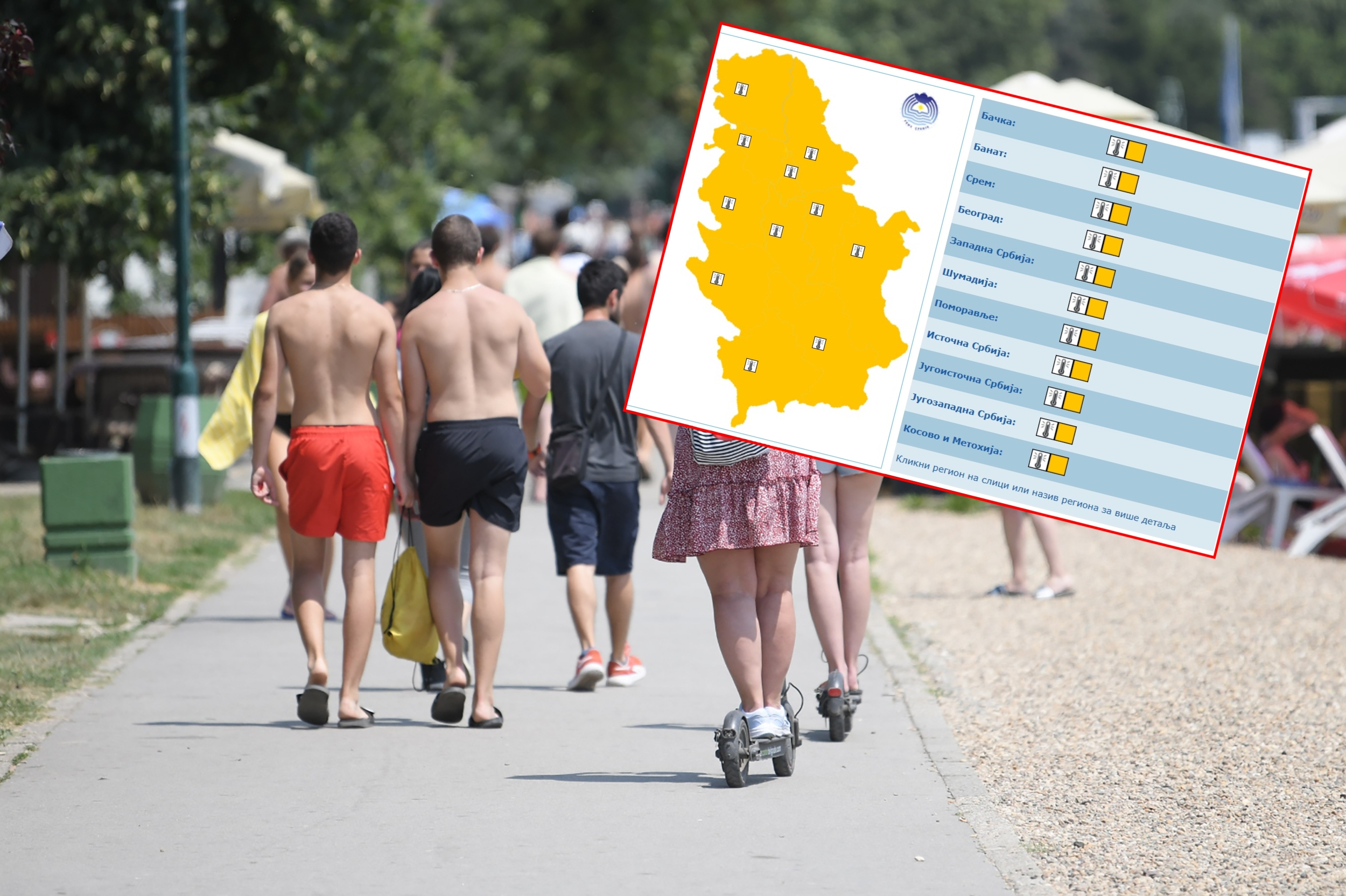 Beograd 10.07.2023. Vrućina u Srbiji, lepo vreme, vremenska prognoza, prognoza vremena, leto, vrućina Foto: Dragan Mujan/Nova.rs