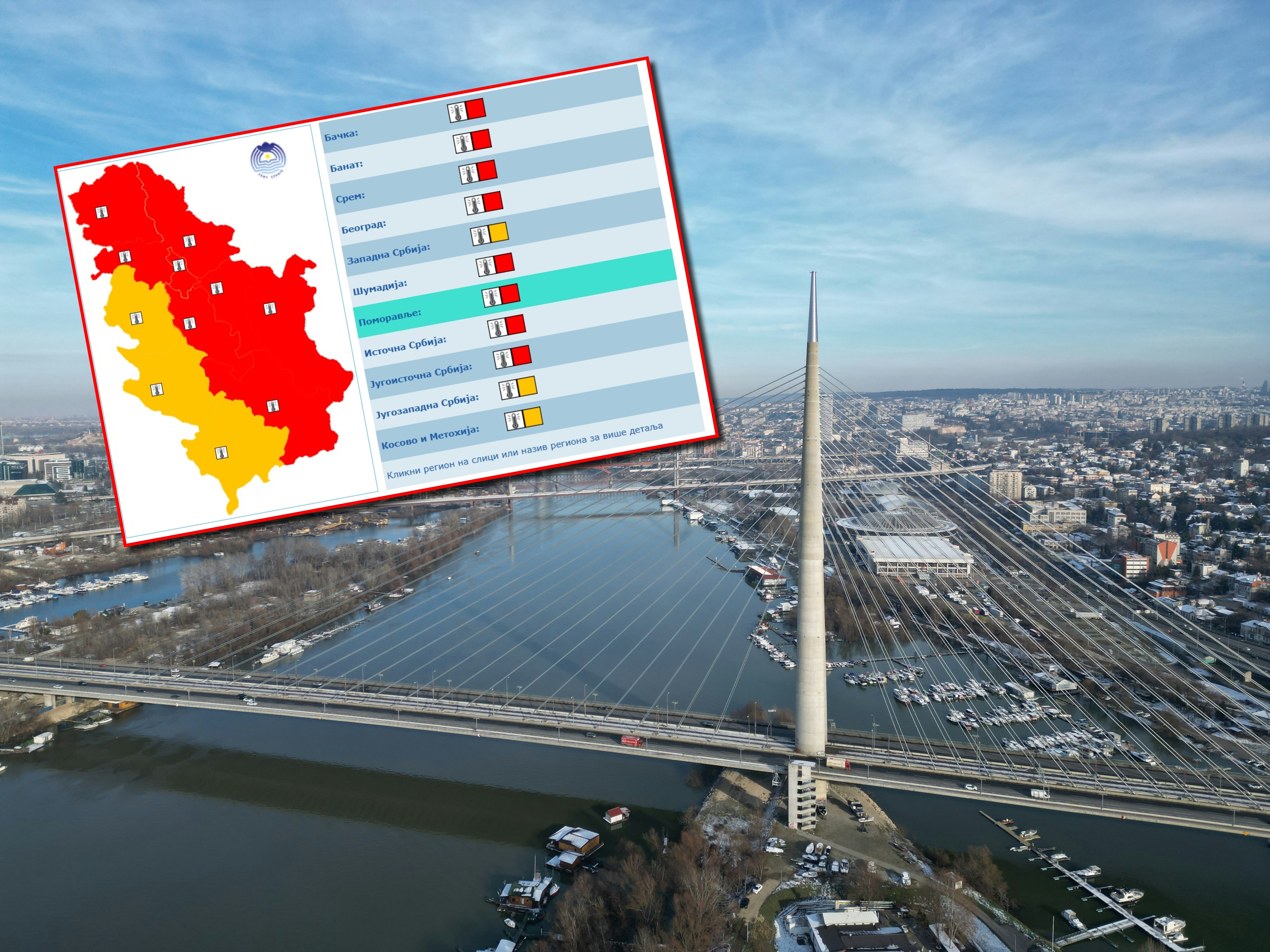 Vremenska prognoza za Srbiju početak jula