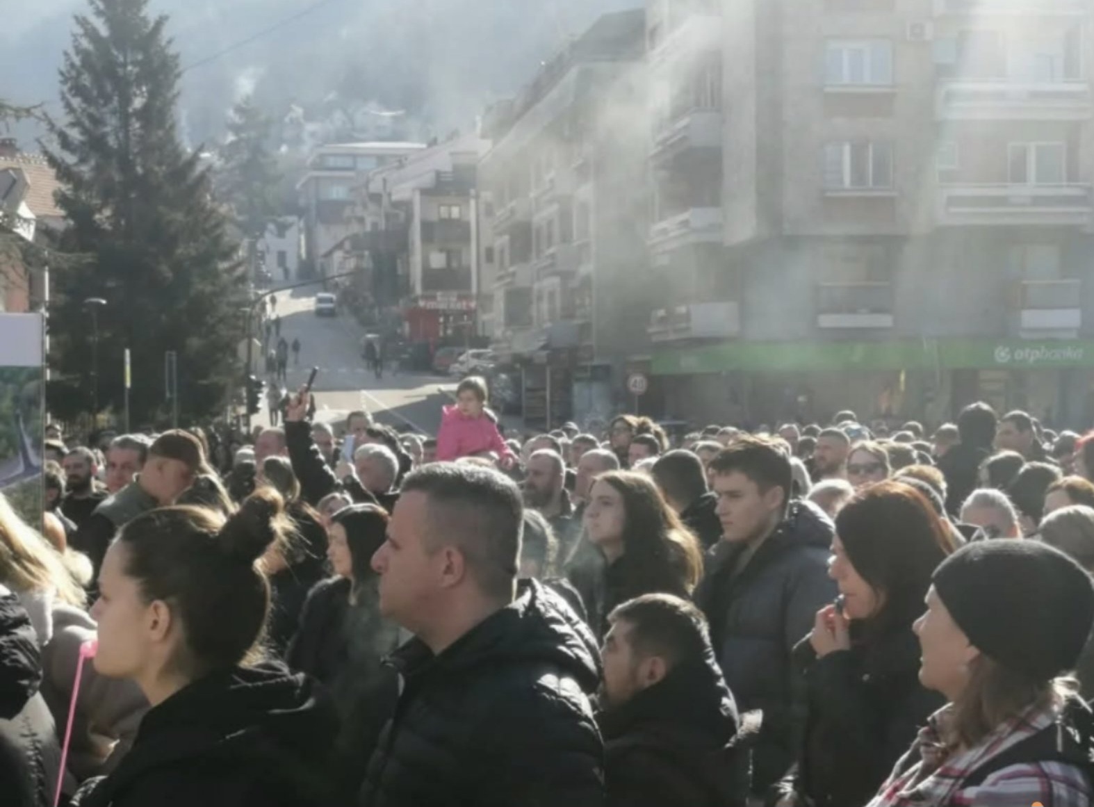 Prijepolje 25.01.2025. Protest, podrška studentima, studentski protest u Prijepolju Foto: Marko Matović