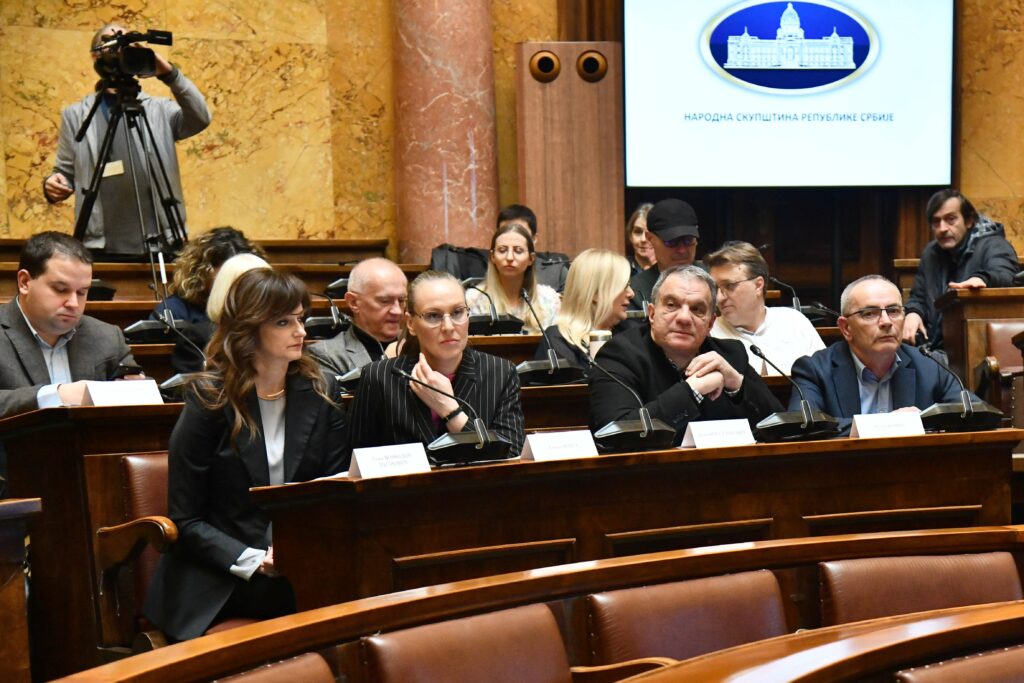 Beograd, 23.01.2025. - Javni razgovor sa predlozenim kandidatima za clanove Saveta Regulatornog tela (REM) za elektronske medije odrzan je danas u Domu Narodne skupstine. (BETAPHOTO/MILAN ILIC)