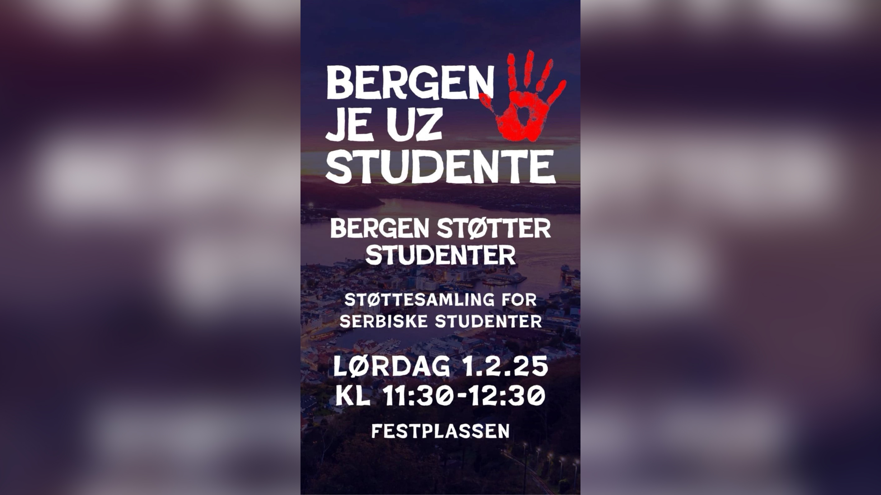Bergen je uz studente