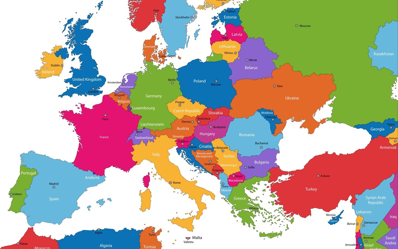 Europe map