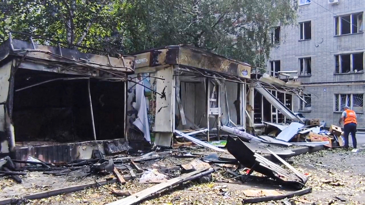 Russia Ukraine Drone Attack