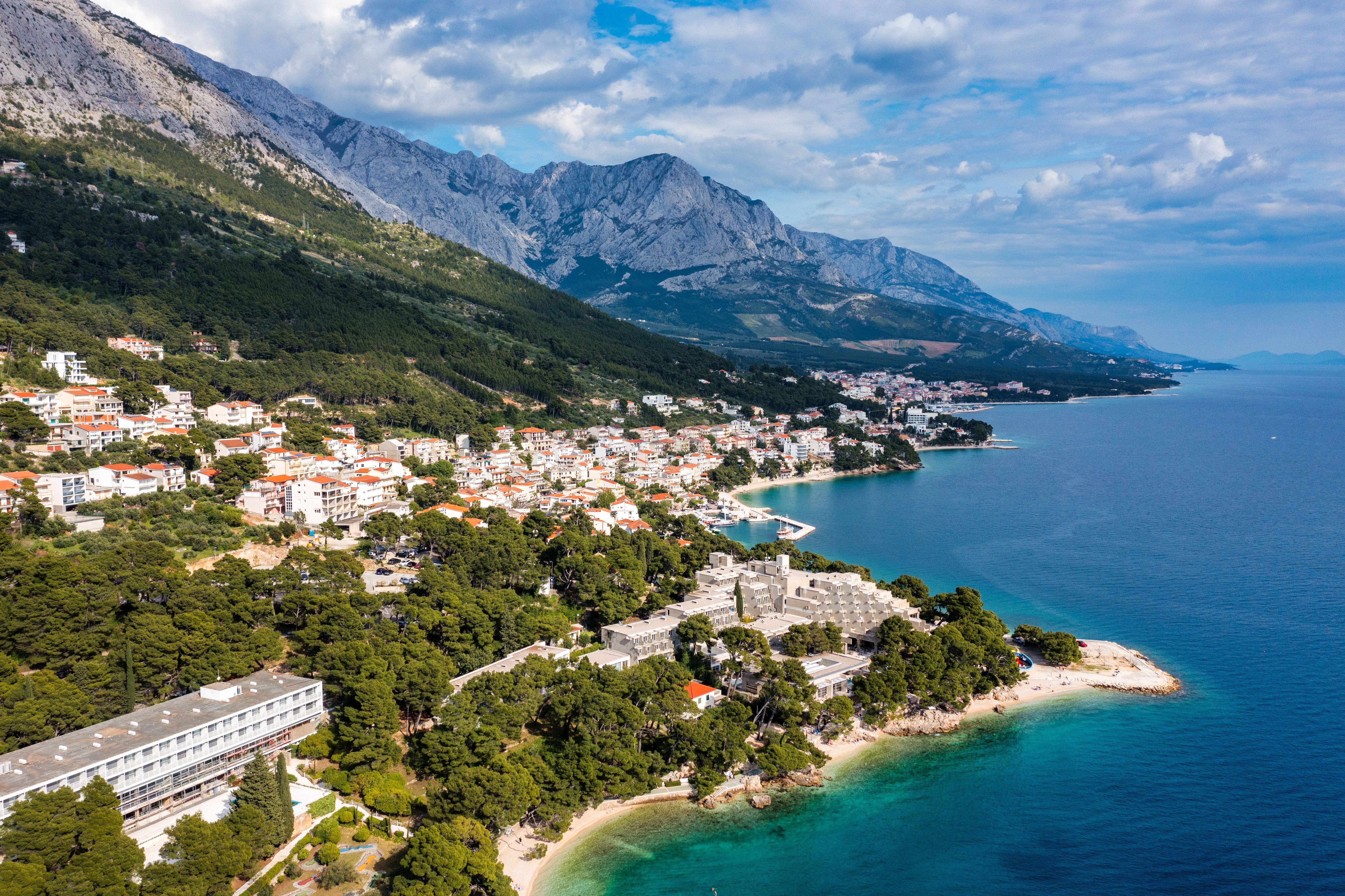 Beautiful,Brela,On,Makarska,Riviera,,Croatia.,Adriatic,Sea,With,Amazing